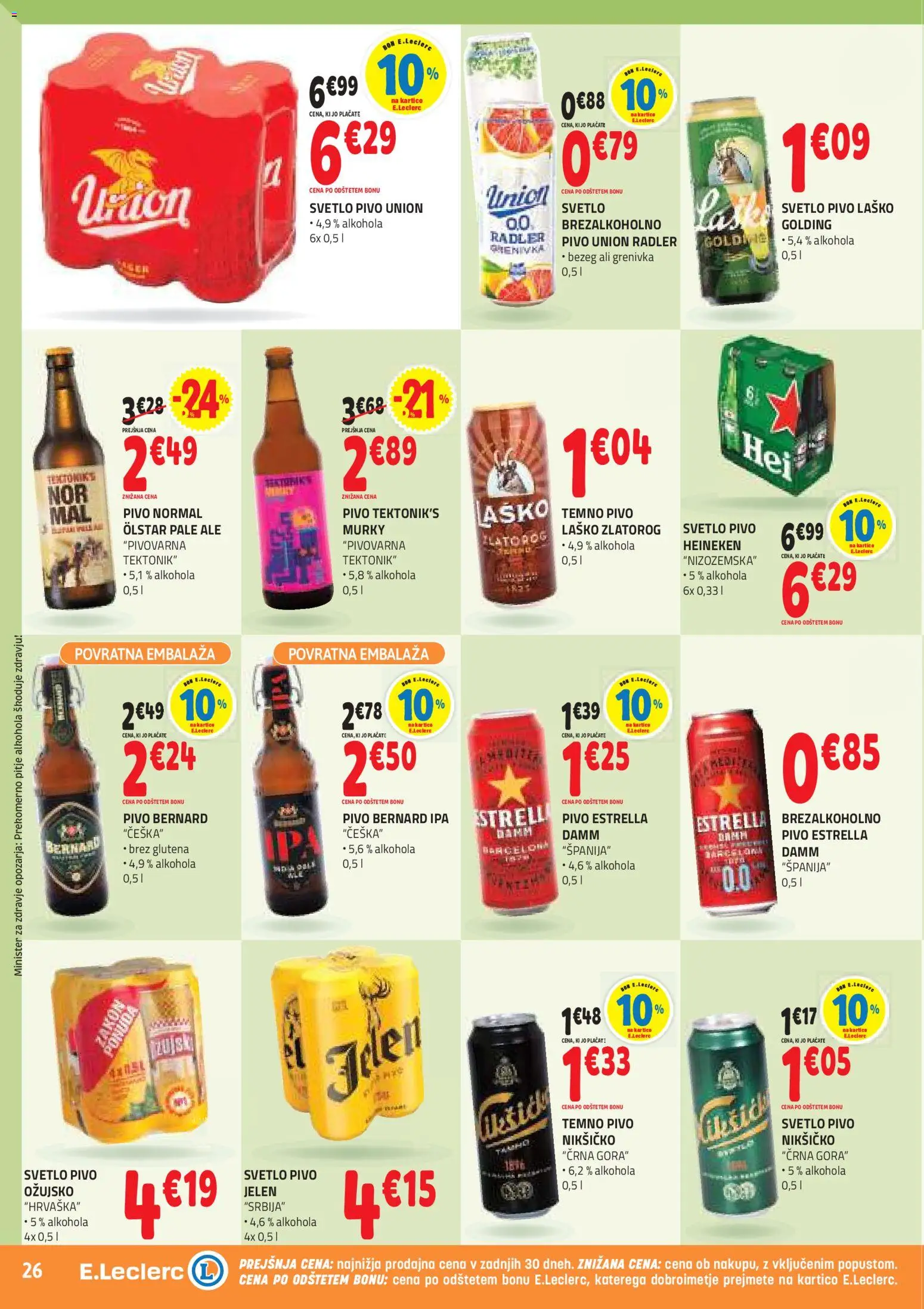Novi E.leclerc katalog ponudbe – veljaven od 15.04.2026 | Stran: 26