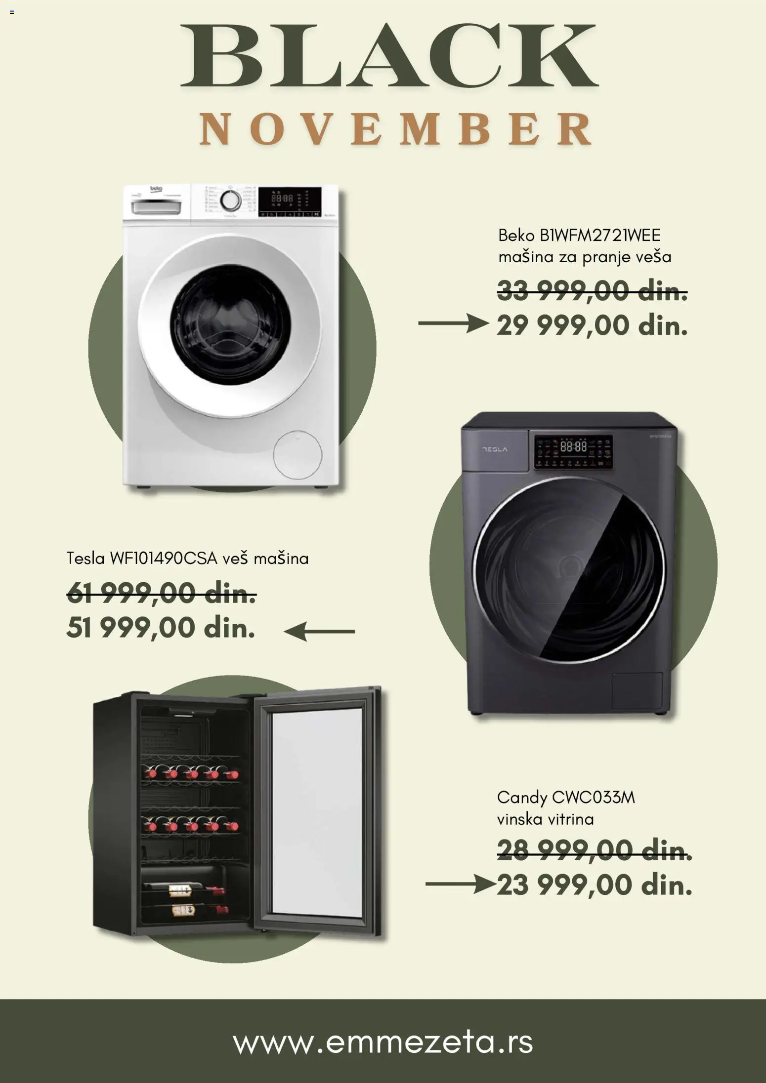 Emmezeta katalog - važi od 01.11.2025 | Strana: 2 | Proizvode: Mašina za pranje veša, Candy, Veš mašina