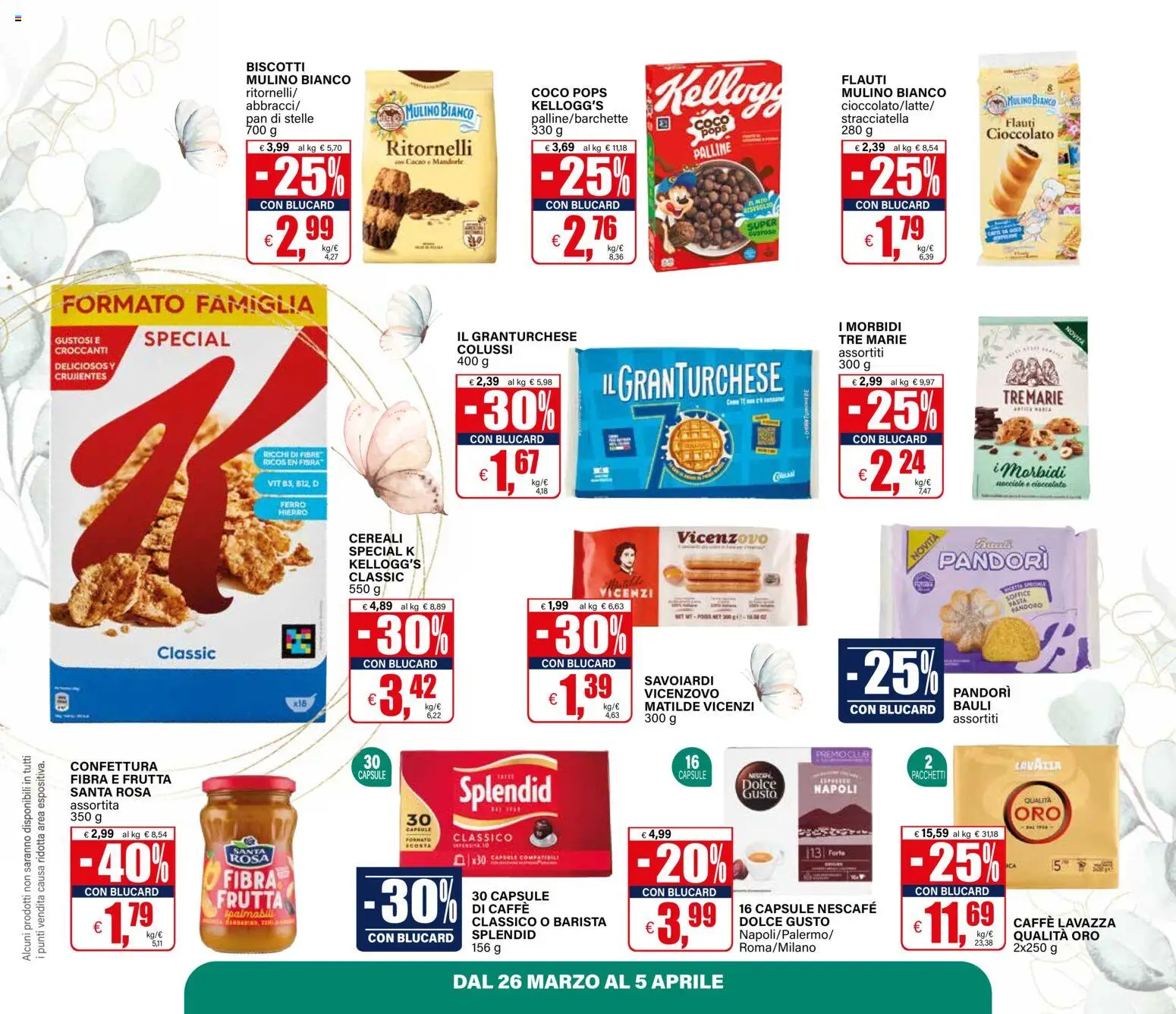 Volantino Il Gigante del 26.03.2026 | Pagina: 16 | Prodotti: Frutta, Nocciole, Cacao, Savoiardi