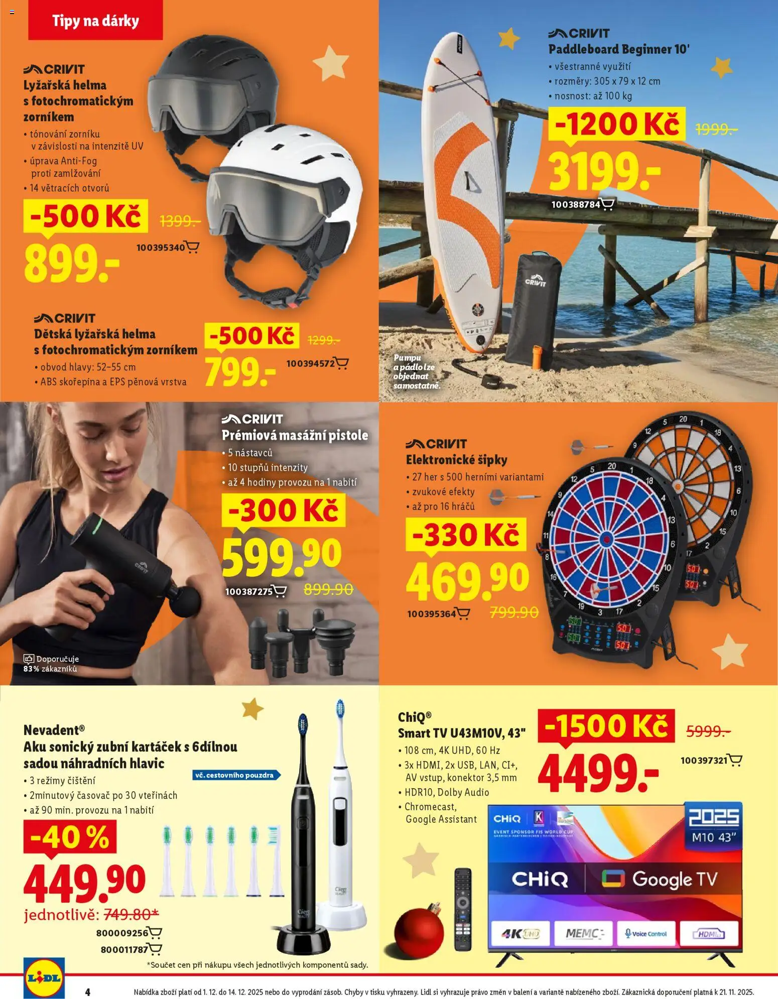 Lidl magazín od 01.12.2025 | Strana: 4 | Produkty: Hodiny, Konektor, Časovač, Elektronické šipky
