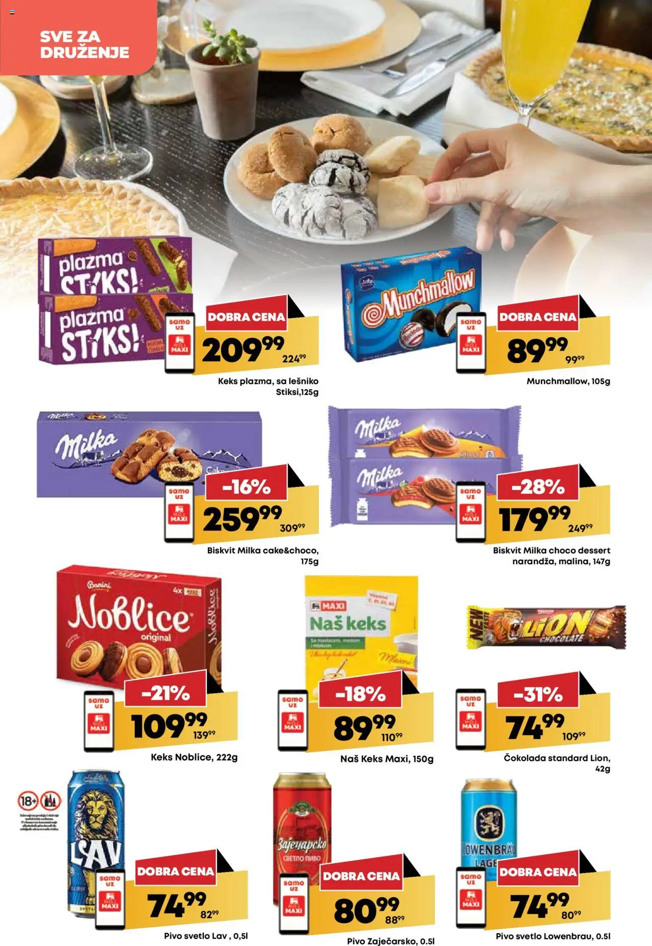 Mega Maxi katalog - važi od 12.06.2025 | Strana: 25 | Proizvode: Keks, Munchmallow, Noblice, Pivo