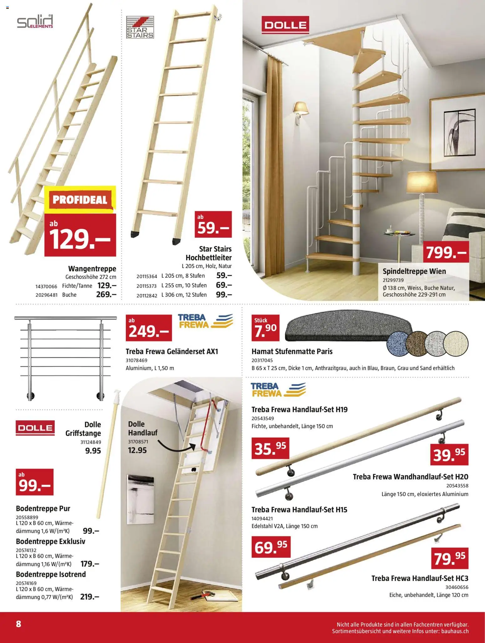 Bauhaus Aktionen – gültig ab 26.01.2026 | Seite: 8 | Produkte: Stufenmatte