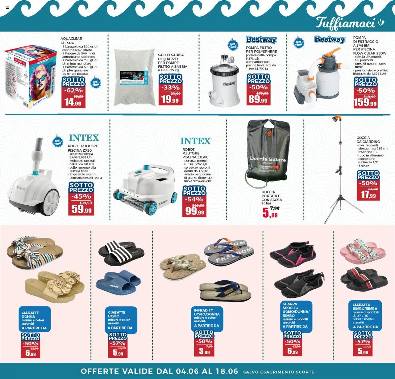 Volantino Happy Casa del 04.06.2025 | Pagina: 20 | Prodotti: Piscina, Connettore, Contenitore, Terra