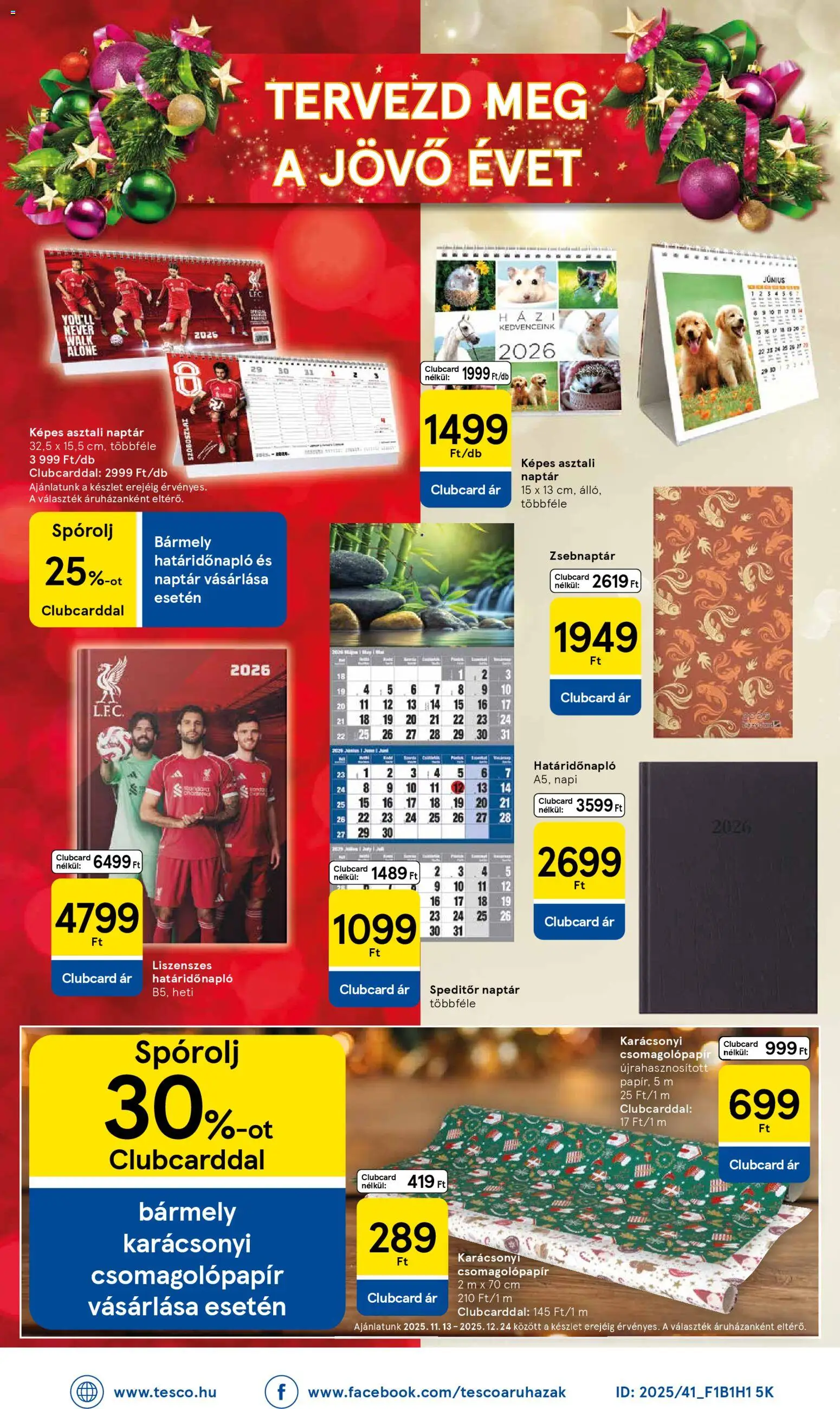 Tesco akciós ujság - amely érvényes a következő dátumtól: 04.12.2025 | Oldal: 44