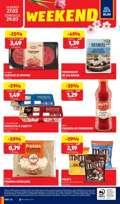 Anteprima del volantino PASSATA DI POMODORO, 800 g valido a partire dal 23.03.2026 | Pagina: 24