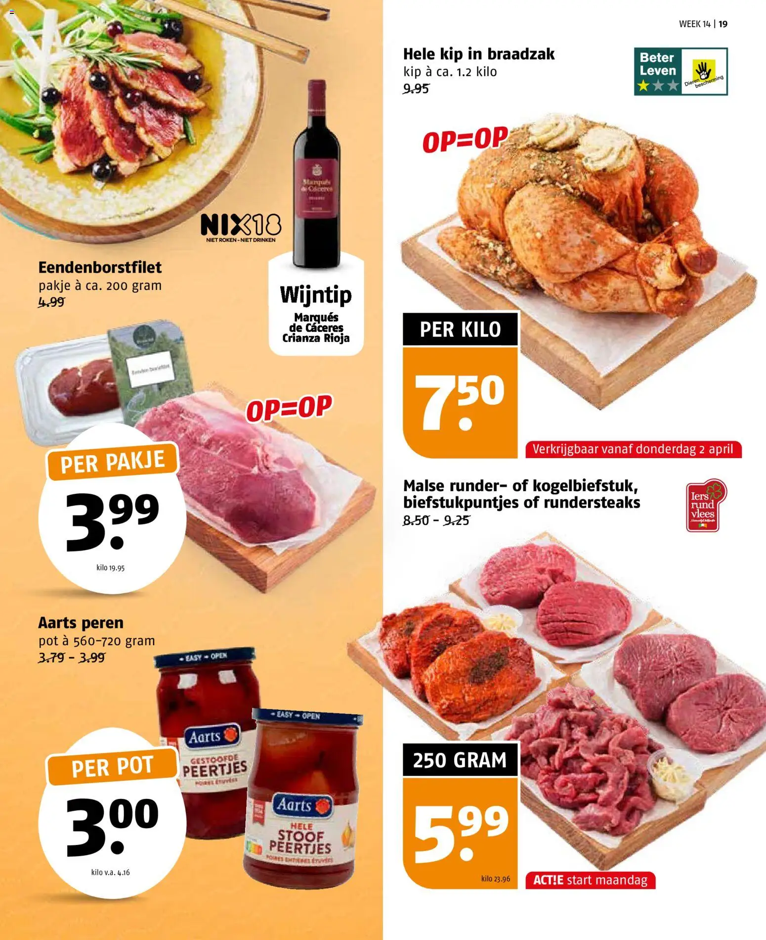 {H1} | Pagina: 19 | Producten: Kisperec, Pot, Kip