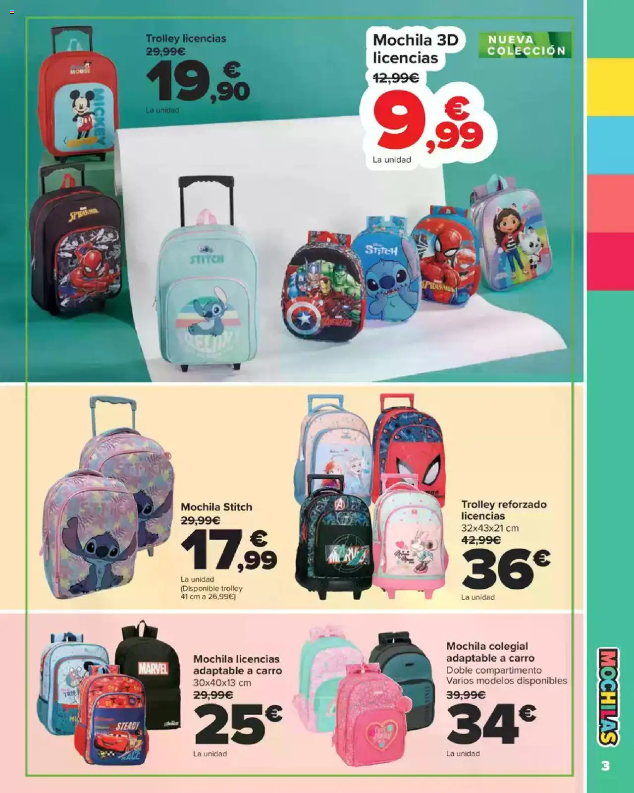 Carrefour Vuelta al Cole │ válido desde el 18.08.2025 | Página: 3 | Productos: Mochila, Mouse