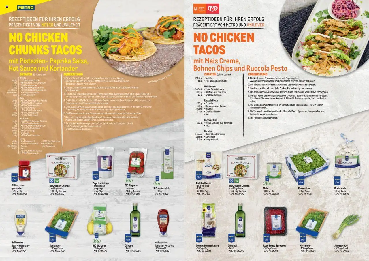 Metro angebote Rezeptideen gültig ab 09.08.2025 | Seite: 4 | Produkte: Pfeffer, Butter, Creme, Tomaten