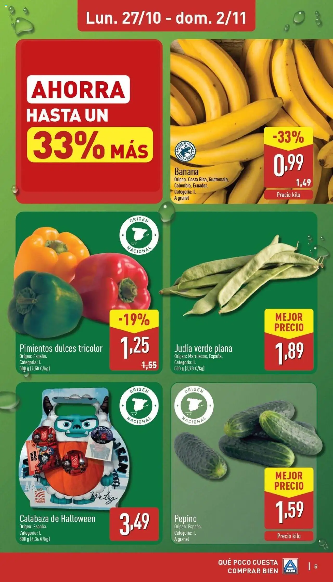 Aldi folleto Baleares │ válido desde el 27.10.2025 | Página: 5 | Productos: Στιγμιαίος καφές, Πράσινο τσάι