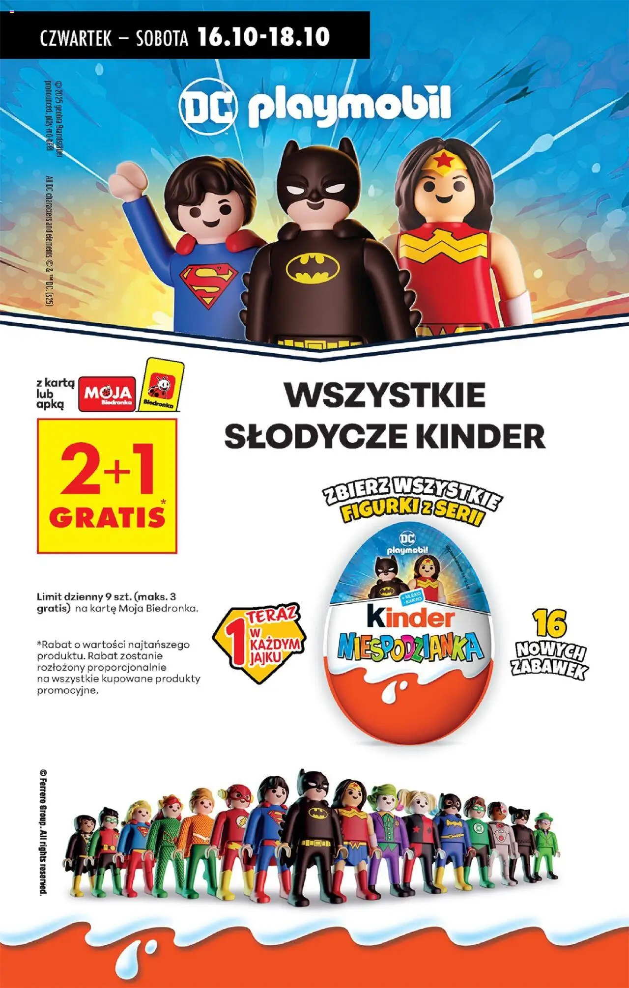 Biedronka gazetka - Oferta w tym tygodniu od 16.10.2025 | Strona: 61 | Produkty: Karta, Słodycze, Figurki