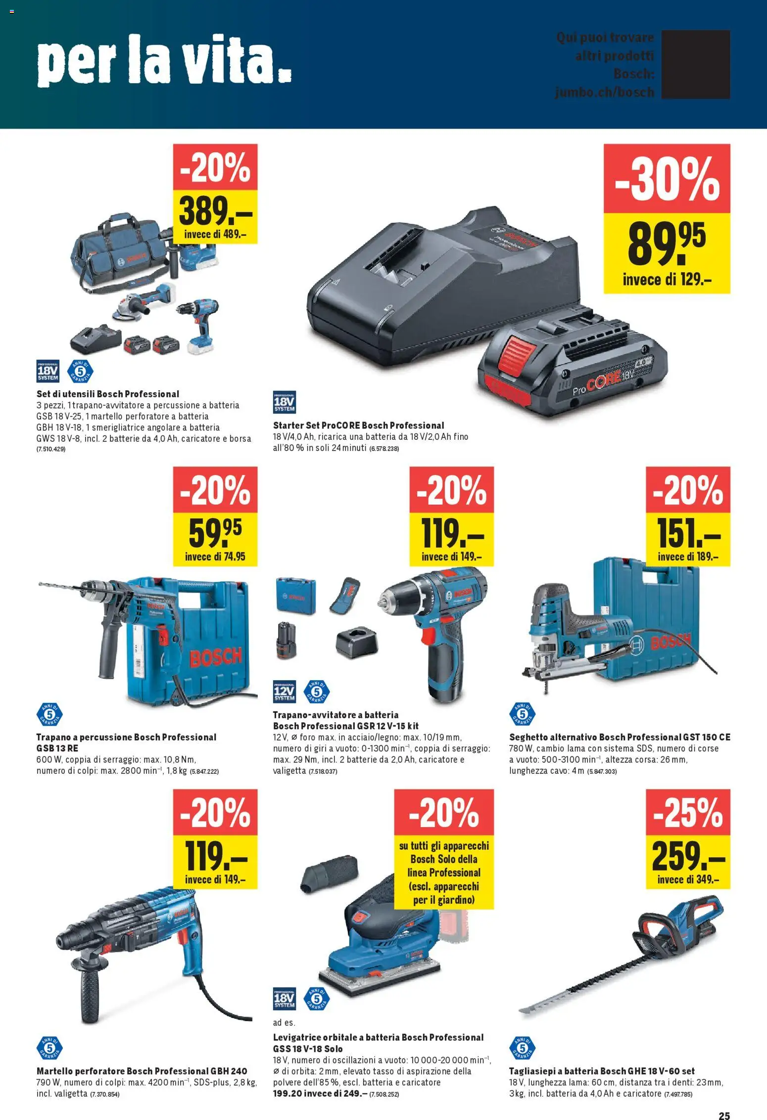 Jumbo Aktionen IT – gültig ab 26.02.2026 | Seite: 25 | Produkte: Batterie, Bosch