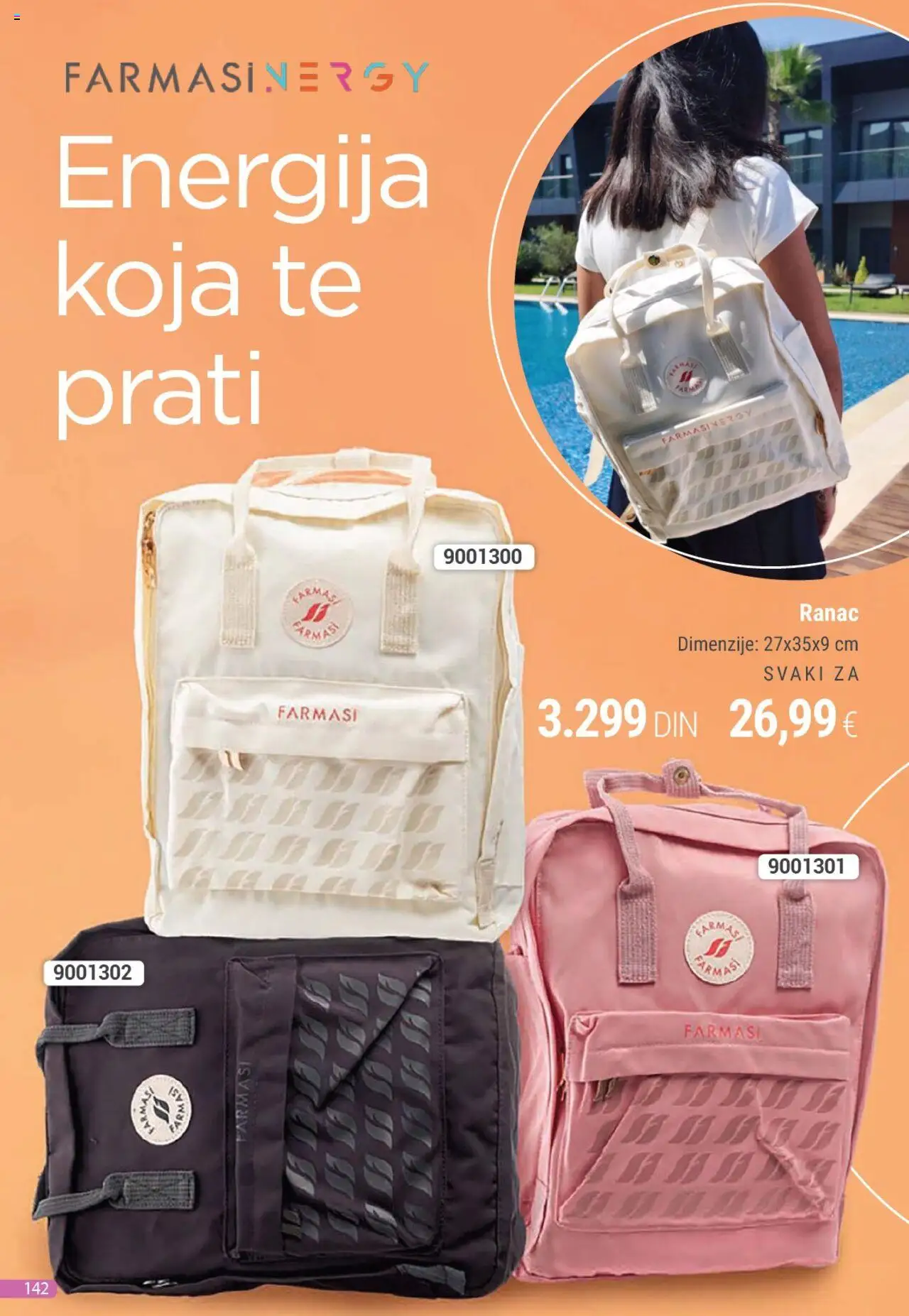Farmasi katalog - važi od 01.08.2025 | Strana: 142 | Proizvode: Ranac