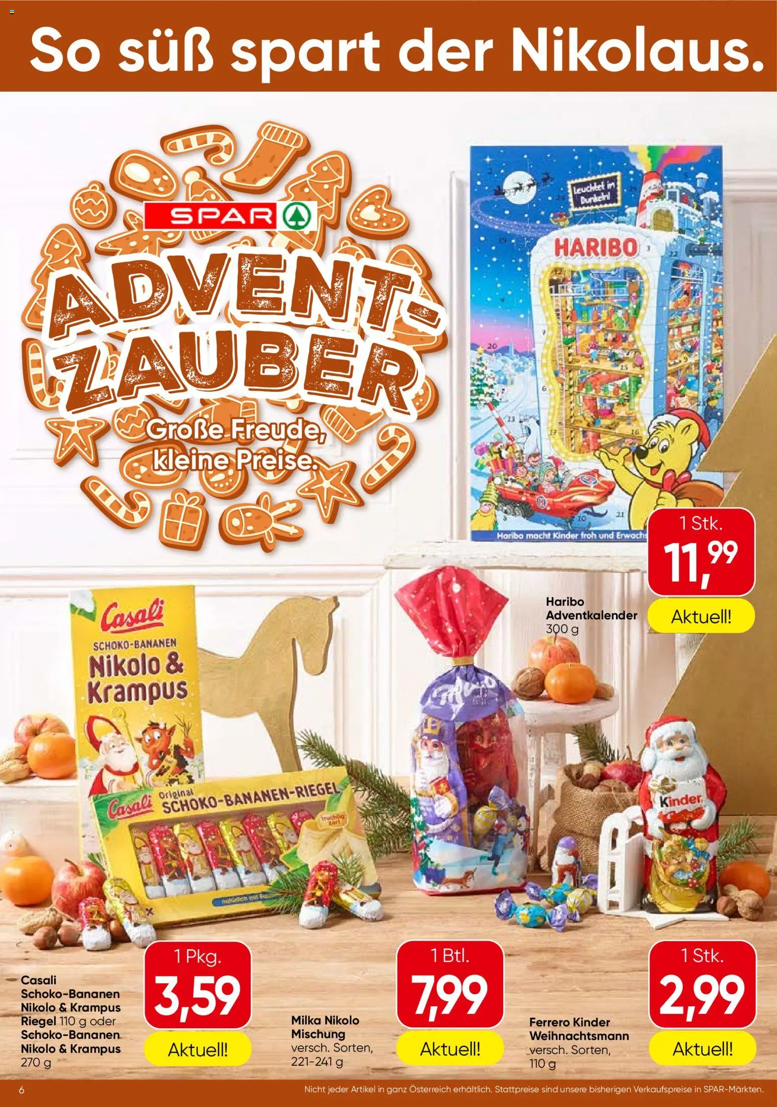 Spar Flugblatt - Vorarlberg gültig ab 13.11.2025 | Seite: 6