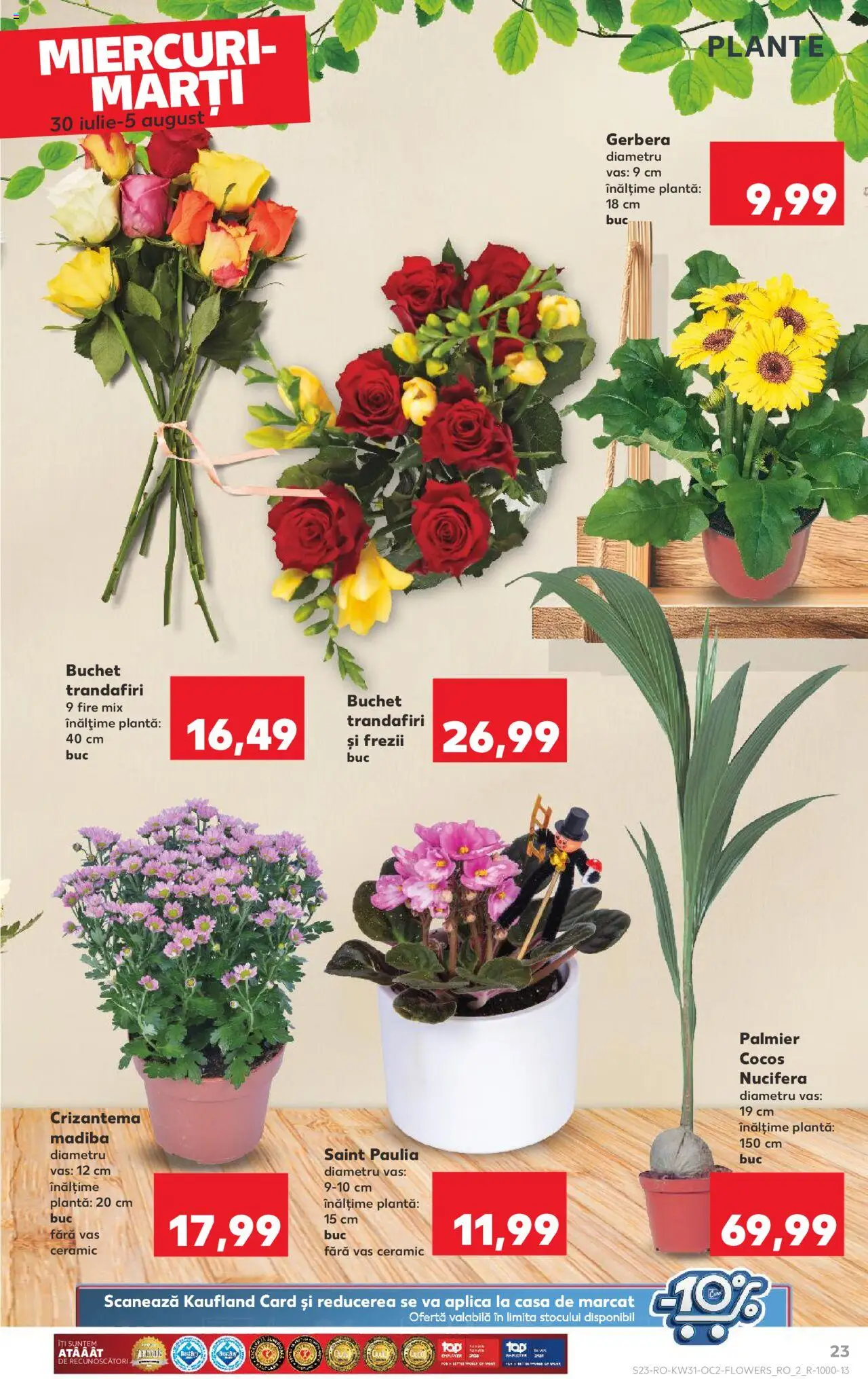 Kaufland RO akciós ujság - amely érvényes a következő dátumtól: 30.07.2025 | Oldal: 23