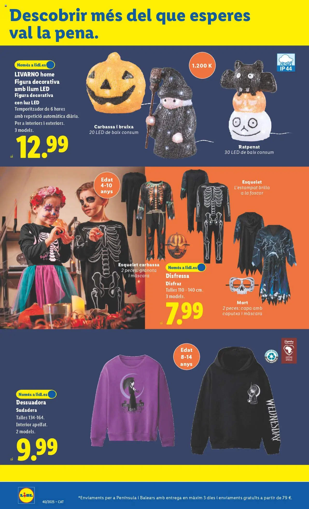 Lidl folleto de bazar │ válido desde el 29.09.2025 | Página: 14 | Productos: Máscara, Sudadera