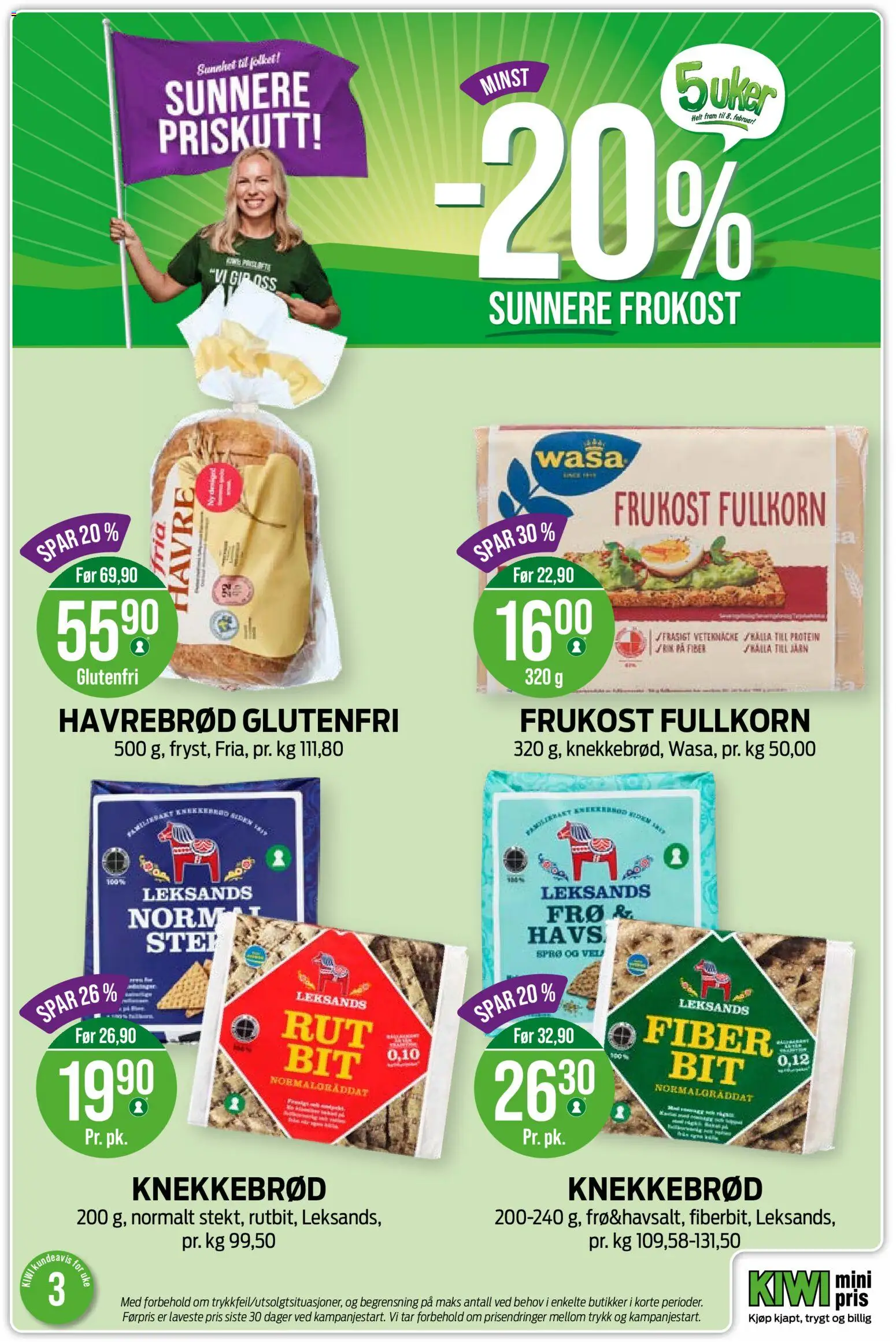 {H1} | Side: 10 | Produkter: Kiwi, Knekkebrød, Palete pentru muște, Necessär