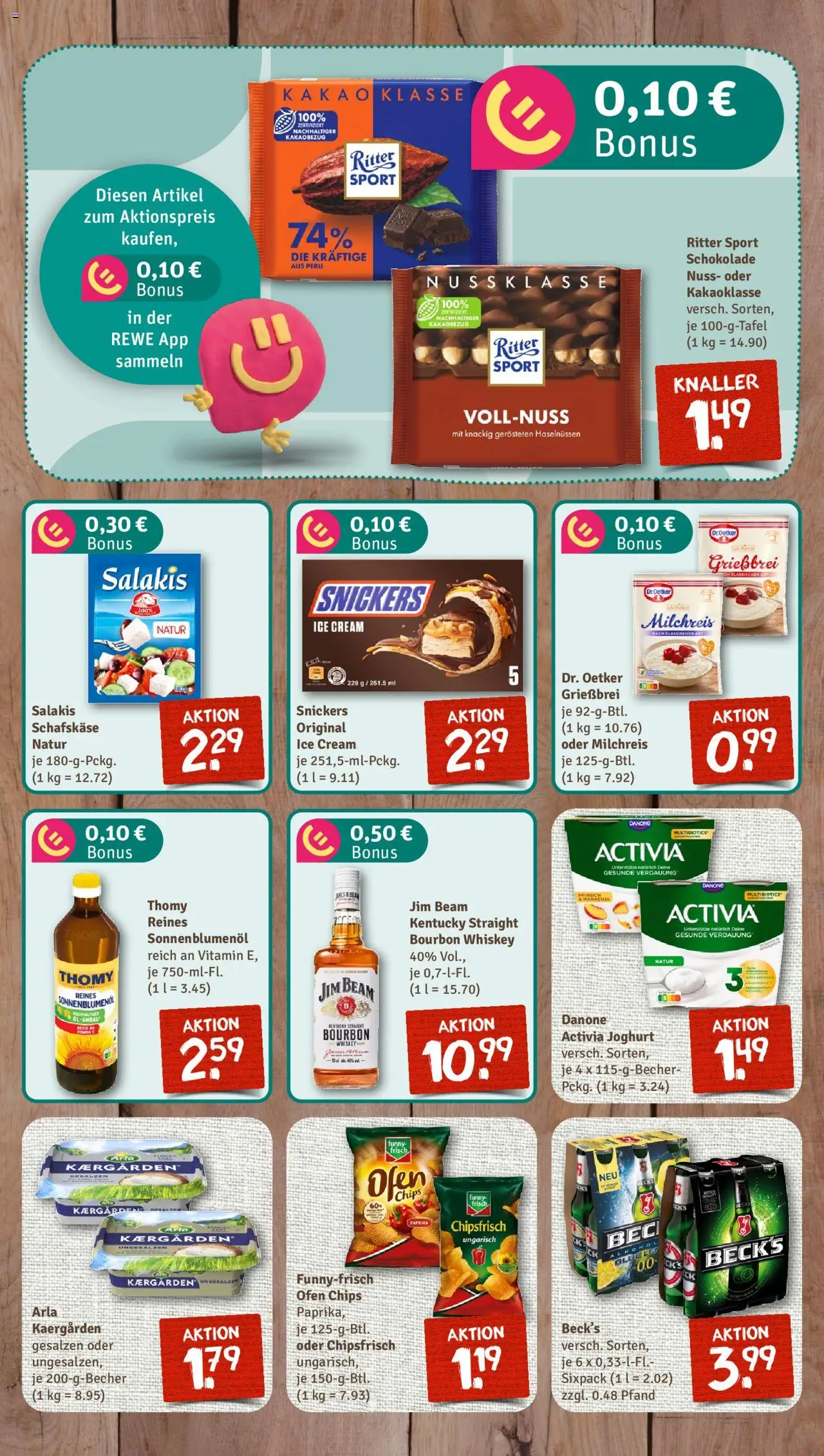 Nahkauf Prospekt - gültig ab dem 20.07.2025 | Seite: 4 | Produkte: Joghurt, Ritter sport, Bourbon, Schafskase