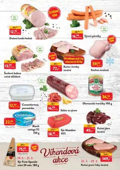 Náhled letáku MP Krásno leták od 16.03.2026 | Strana: 4 | Produkty: Sýr, Šunka, Kachna mražená, Kuřecí Játra