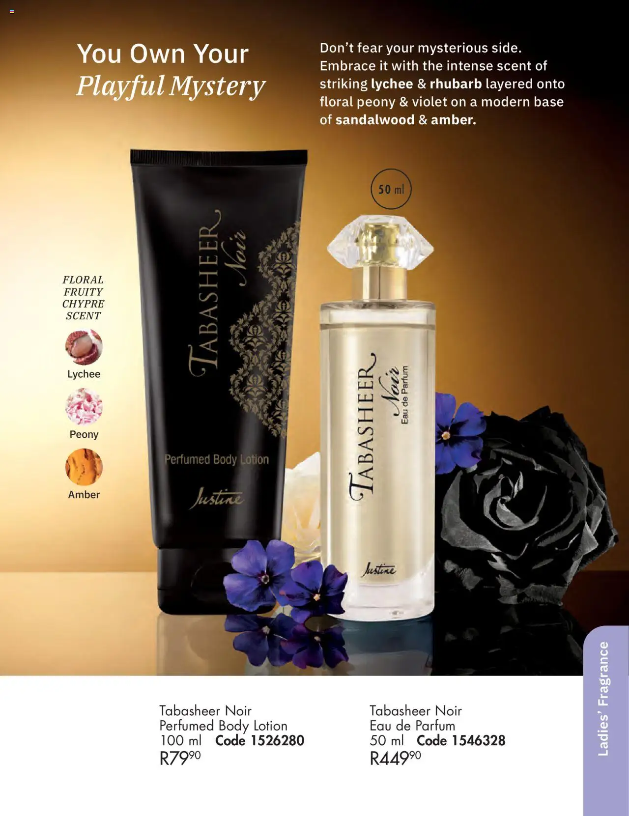 New Justine catalogue – valid from 01.10.2025 | Page: 42 | Products: Fragrance, Lotion