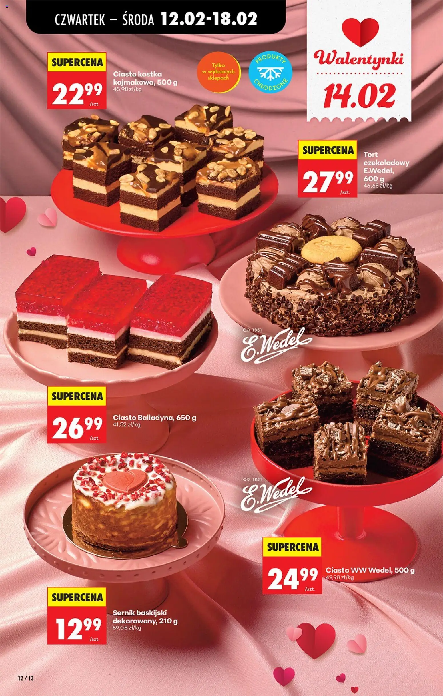 Biedronka gazetka - Oferta w tym tygodniu od 12.02.2026 | Strona: 16 | Produkty: Ciasto, Tort