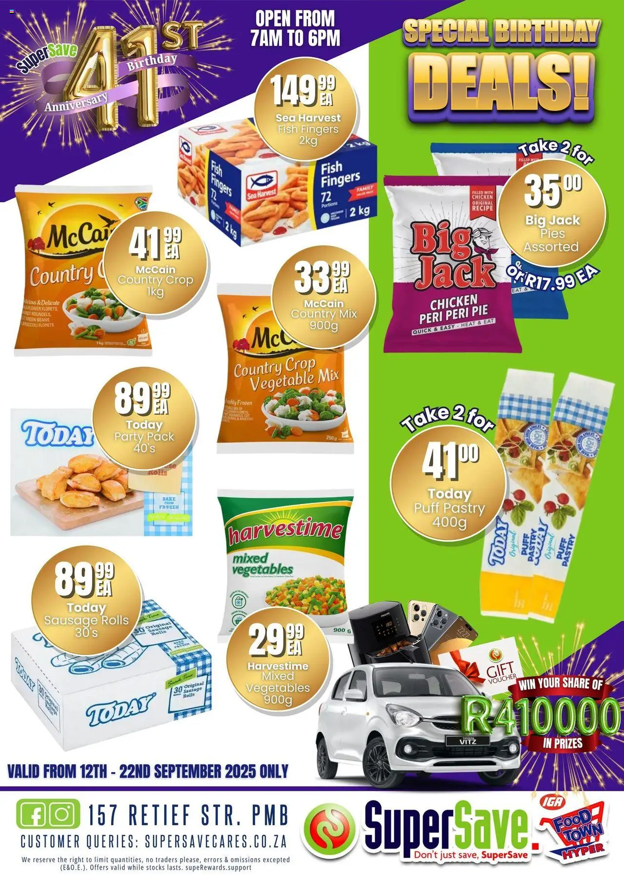 New Super Save catalogue – valid from 16.09.2025 | Page: 48 | Products: Beans, Fish, Vegetables, Sausage