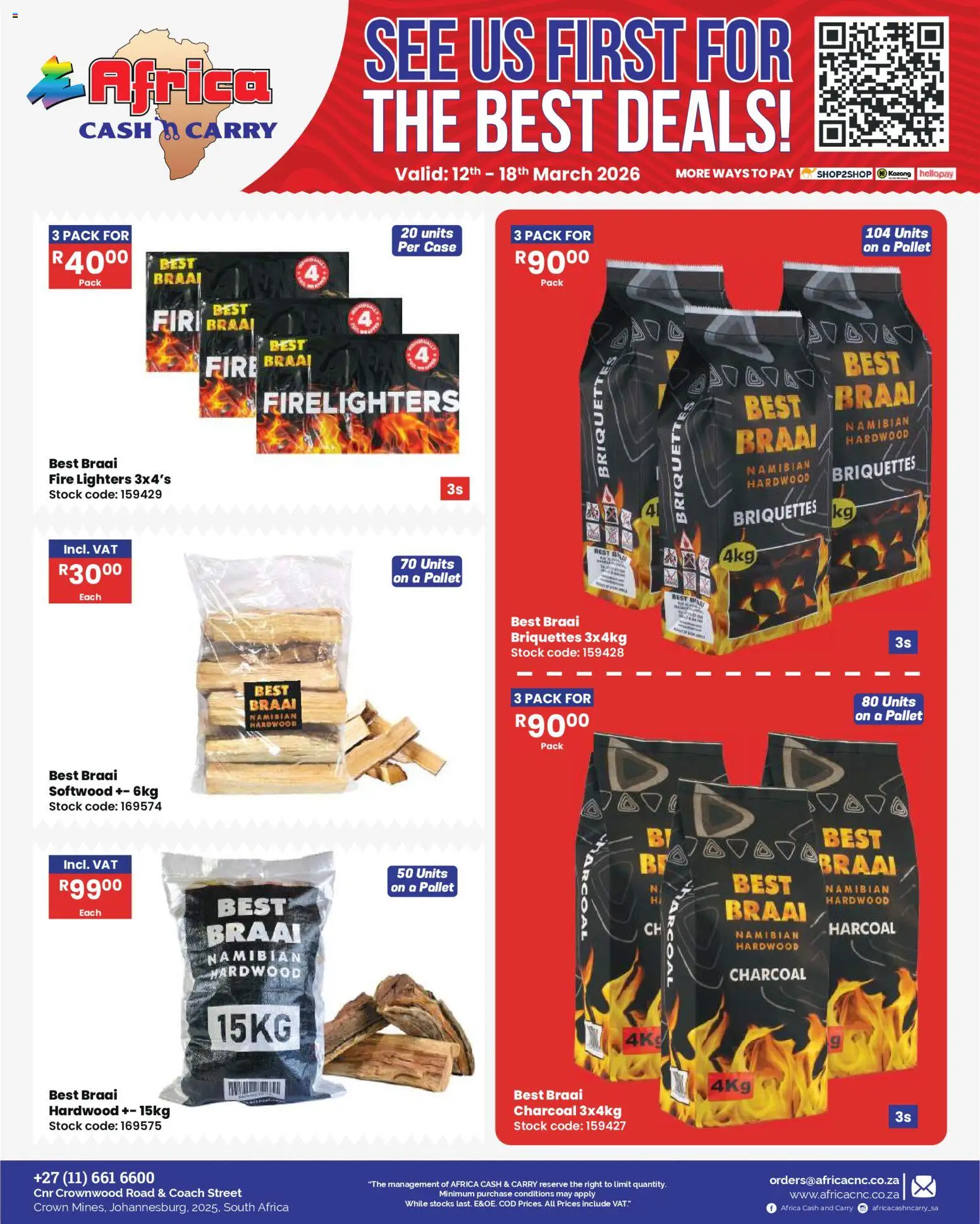 New Africa Cash & Carry catalogue – valid from 12.03.2026 | Page: 33 | Products: Case, Stock