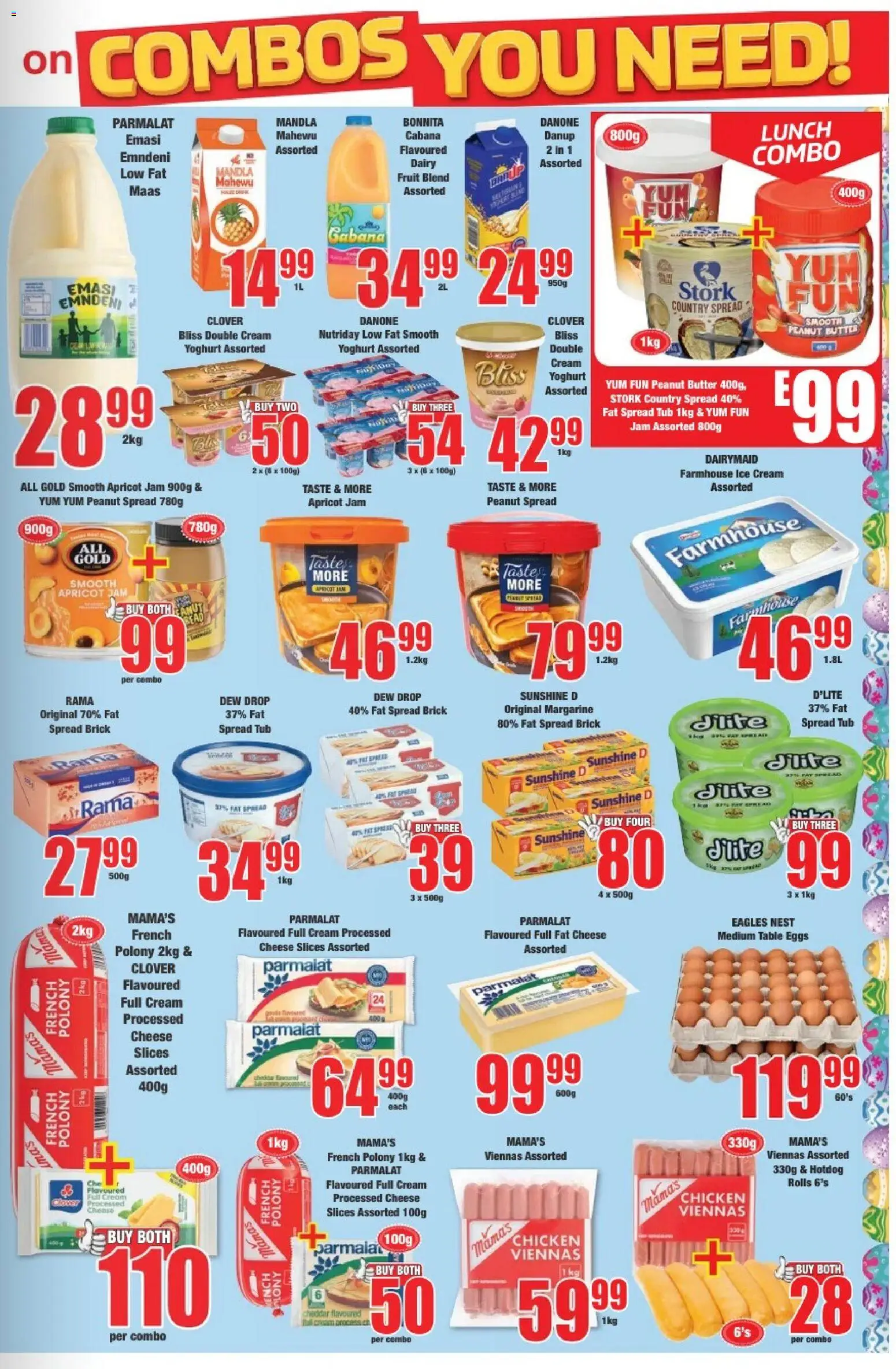 New Boxer eSwatini - Specials catalogue – valid from 19.03.2026 | Page: 3 | Products: Chicken, Cream, Peanut butter, Ice cream