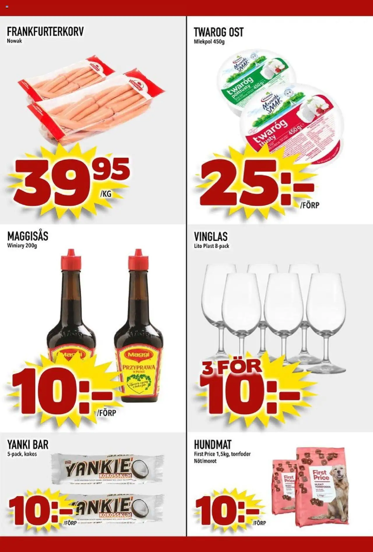 Din Mat reklamblad aktuell från 20.10.2025 | Sida: 3 | Produkter: Ost, Hundmat