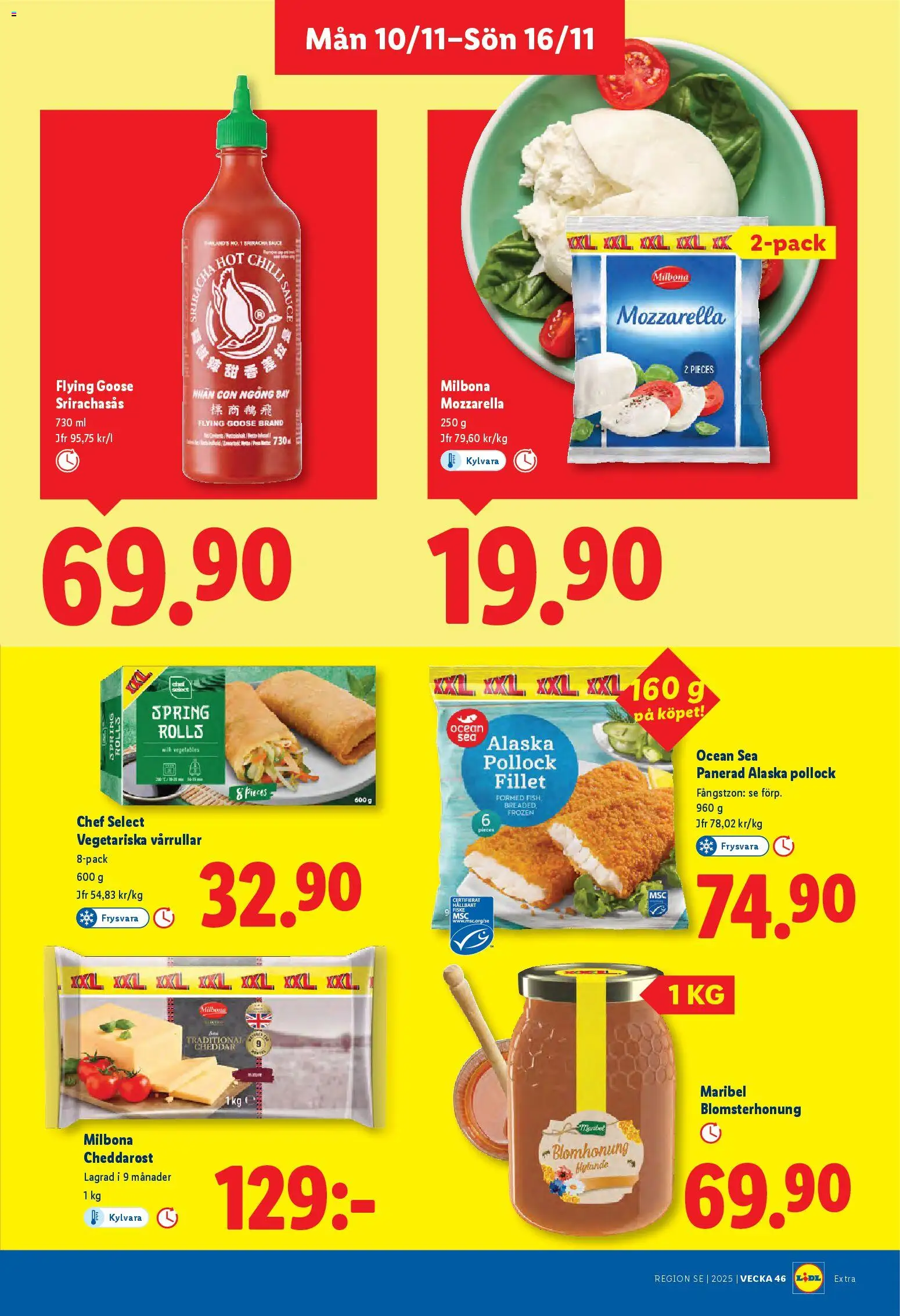 Lidl reklamblad aktuell från 10.11.2025 | Sida: 14 | Produkter: Cheddar