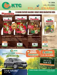 KTC - Katalog poljoljekarne - Pregled kataloga iz trgovine KTC, vrijedi od 04.03.2026