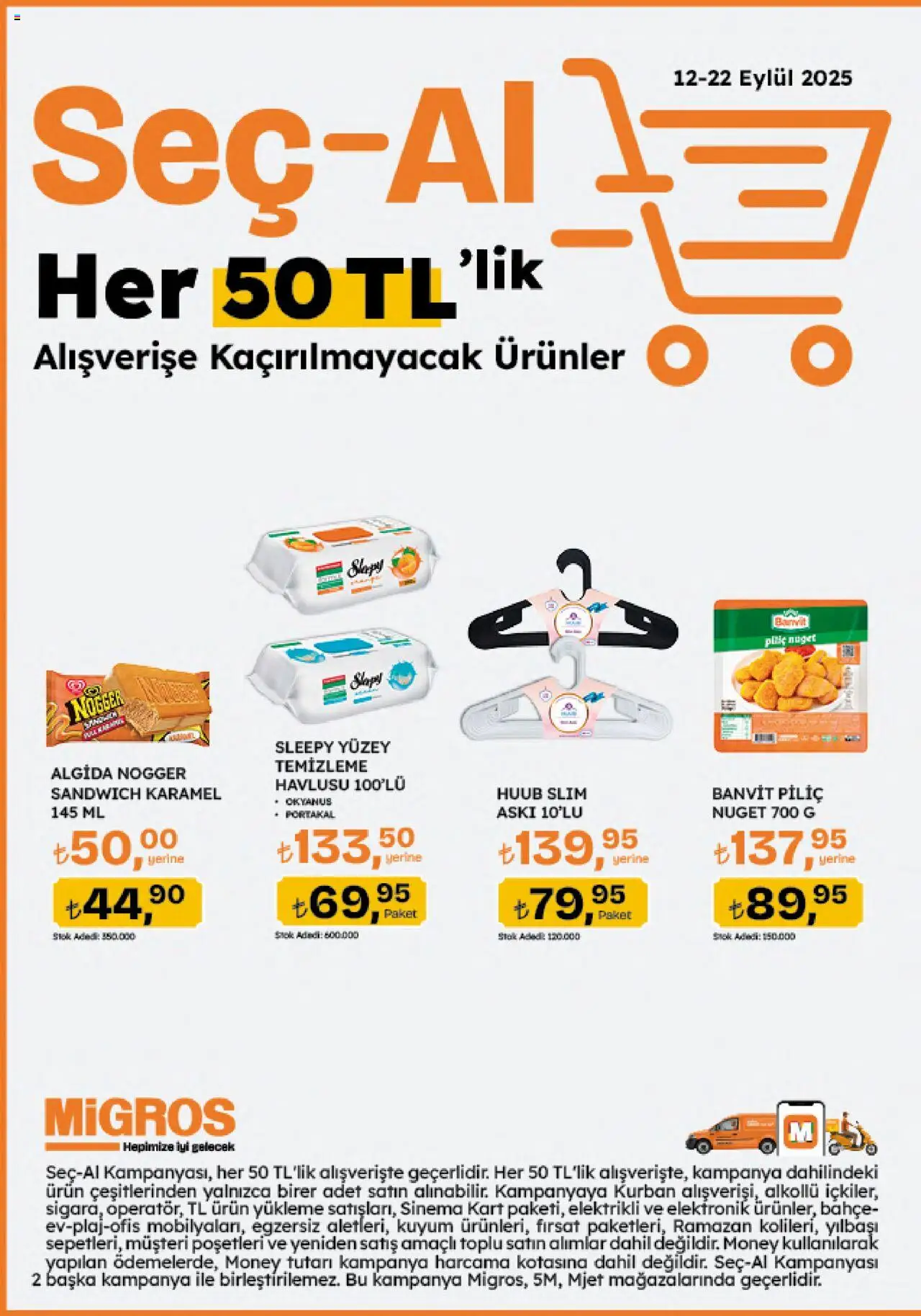 Migros Katalog - Migroskop - 11.09.2025 tarihinden itibaren geçerlidir | Sayfa: 106 | Ürünler: Askı, Portakal, Piliç