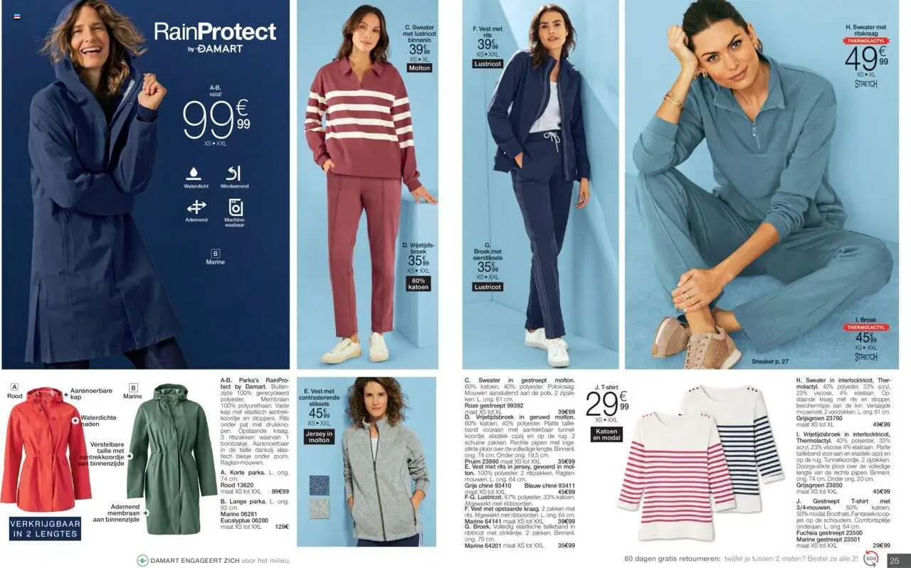  | Pagina: 13 | Producten: Elastiek, Paal, Pruim, Vest