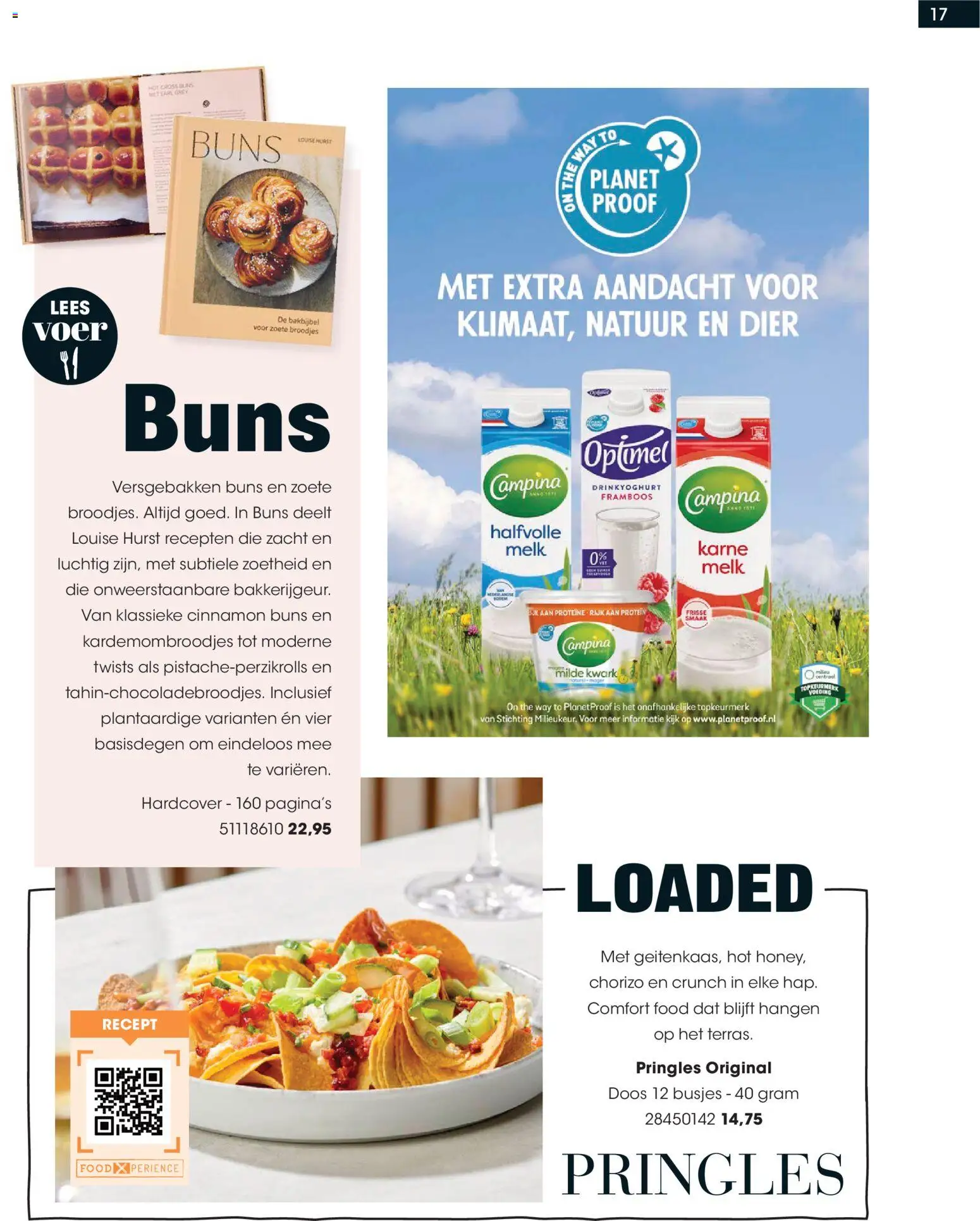 {H1} | Pagina: 17 | Producten: Zoete broodjes, Melk, Kwark, Broodjes