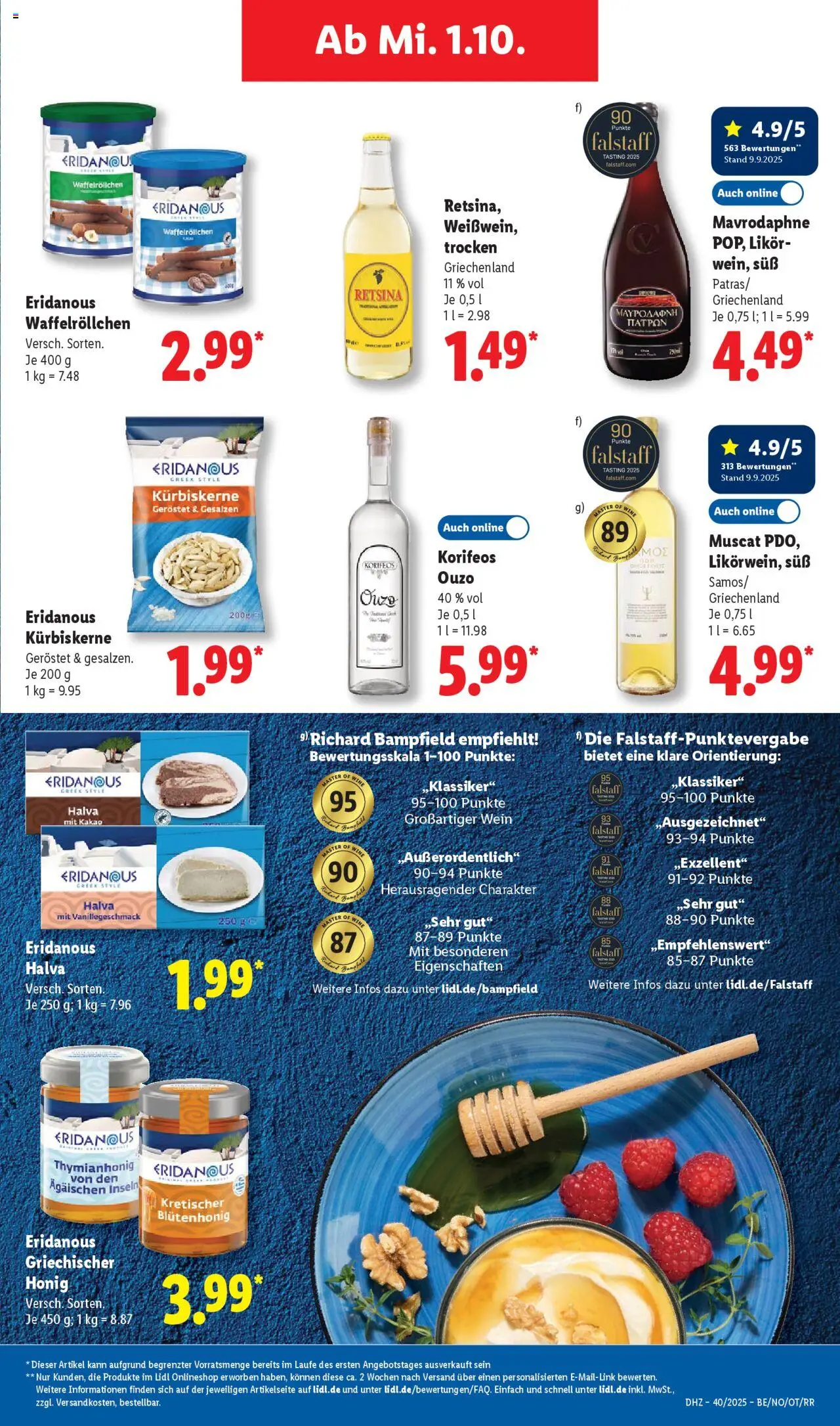 Lidl Prospekt Lüchow – gültig ab 29.09.2025 | Seite: 55 | Produkte: Ouzo, Likör, Wein