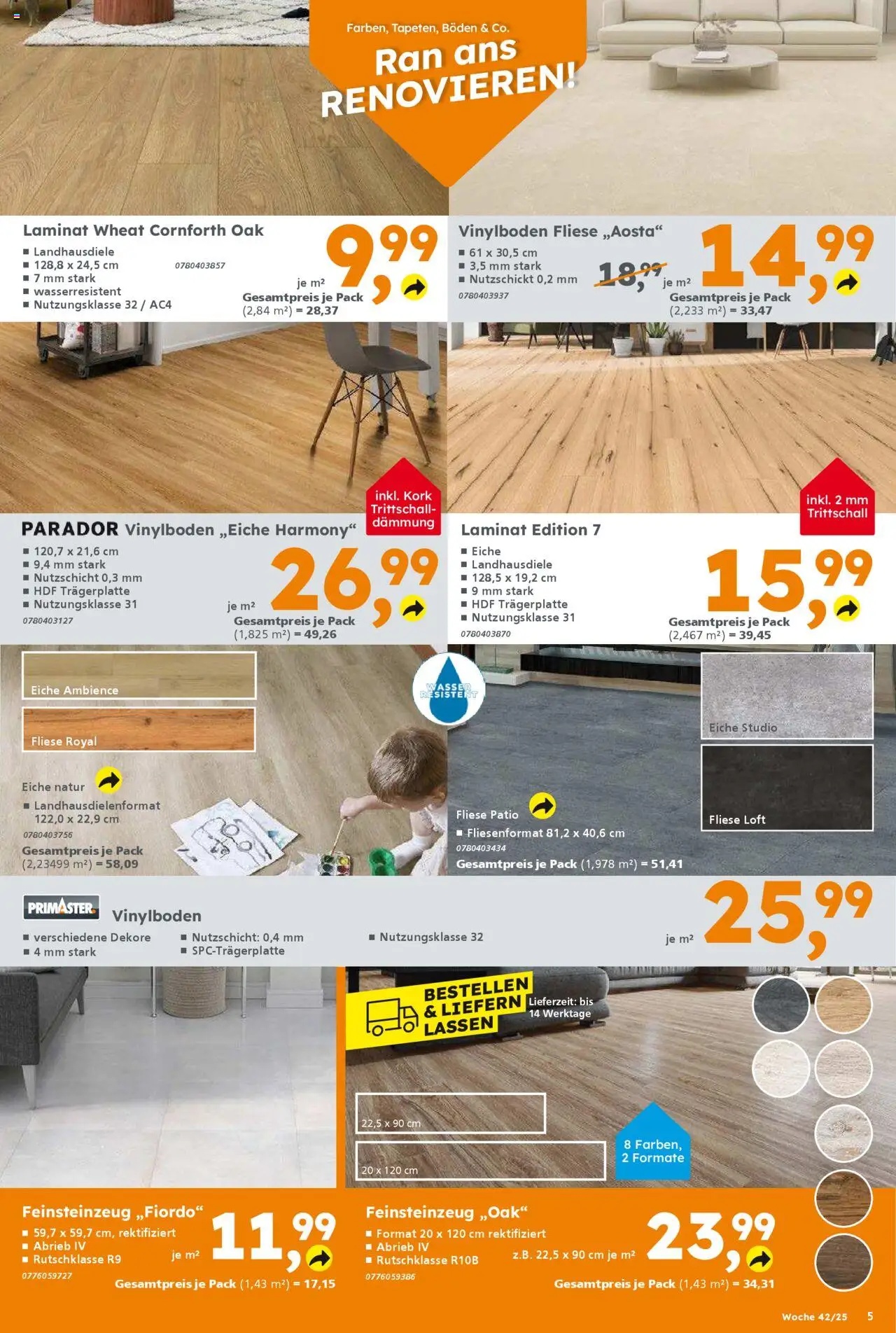 Globus Baumarkt prospekt Weinstadt-Endersbach	 – gültig ab 13.10.2025 | Seite: 5