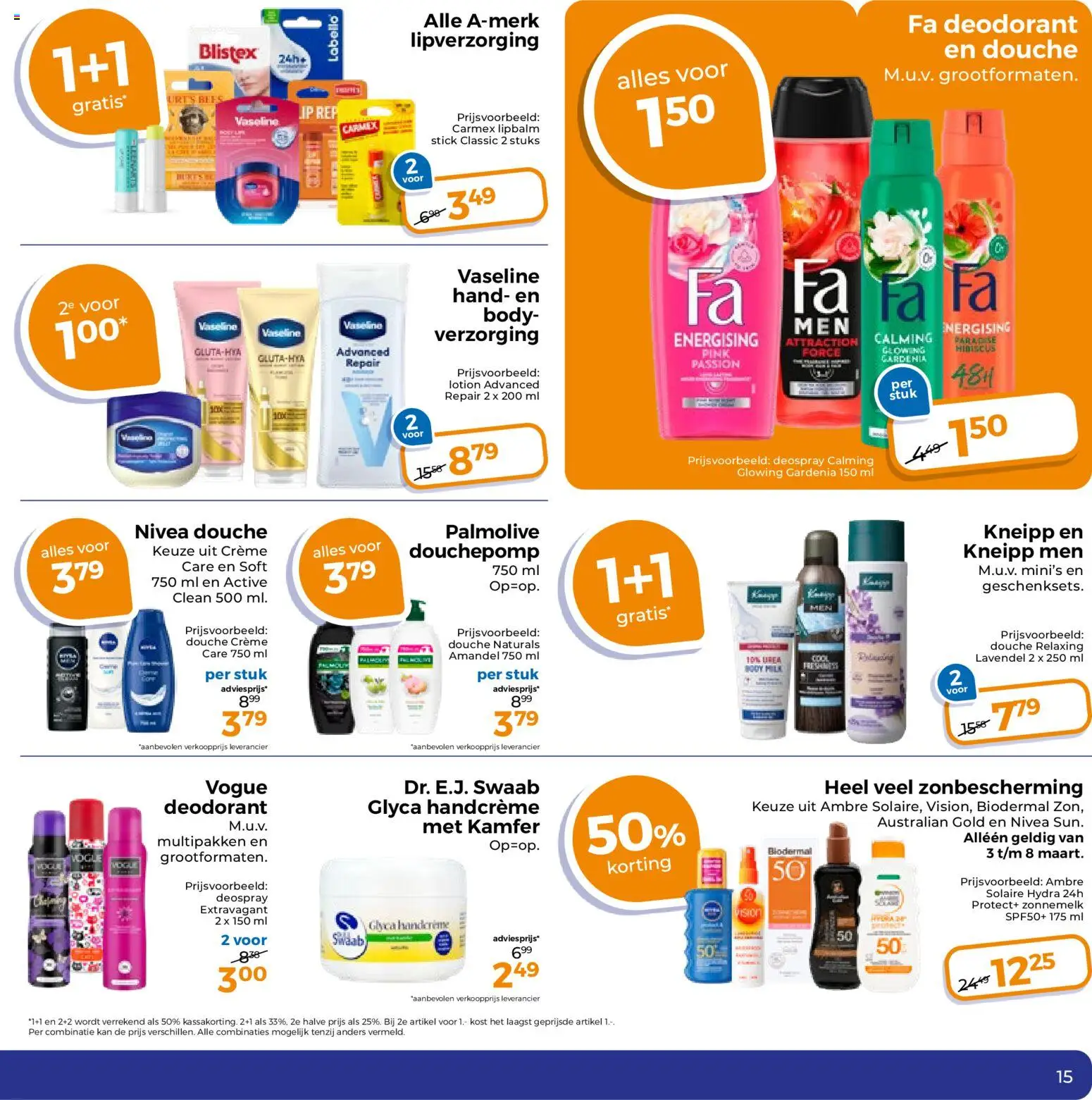 {H1} | Pagina: 15 | Producten: Deodorant, Kan, Crème, Handcrème