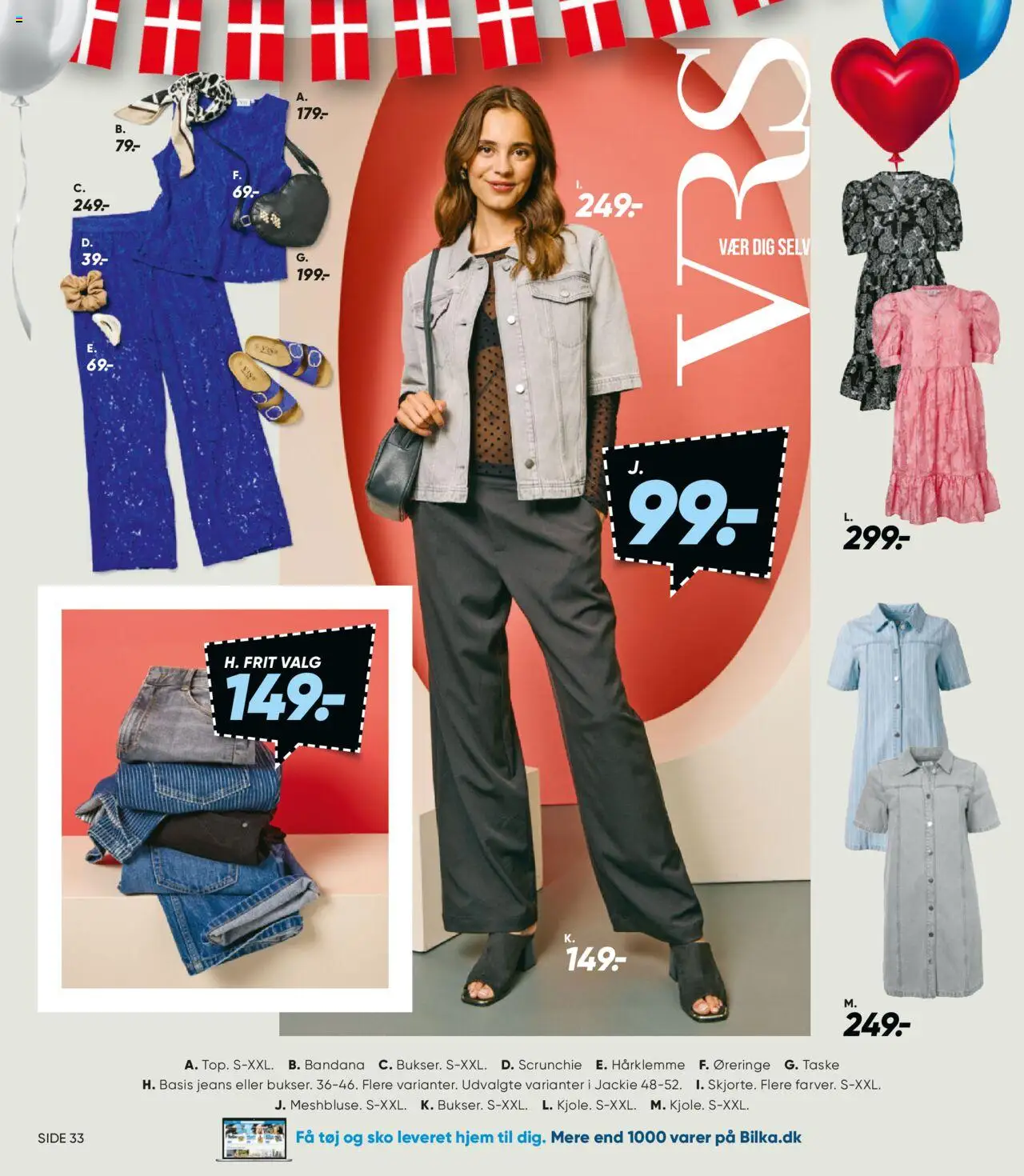 Bilka Tilbudsavis gyldig fra 15.08.2025 | Side: 40 | Produkter: Taske, Jeans, Sko, Tøj