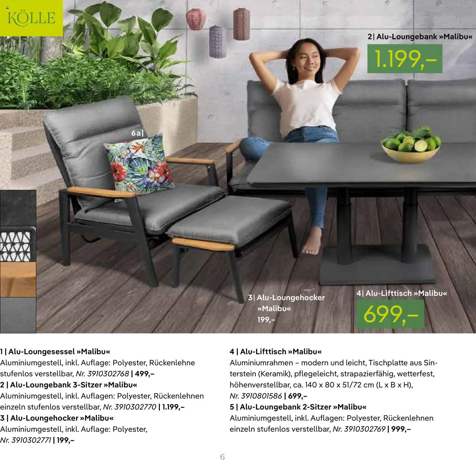 Pflanzen-Kölle GARTENMÖBEL 2026 – gültig ab 07.03.2026 | Seite: 6