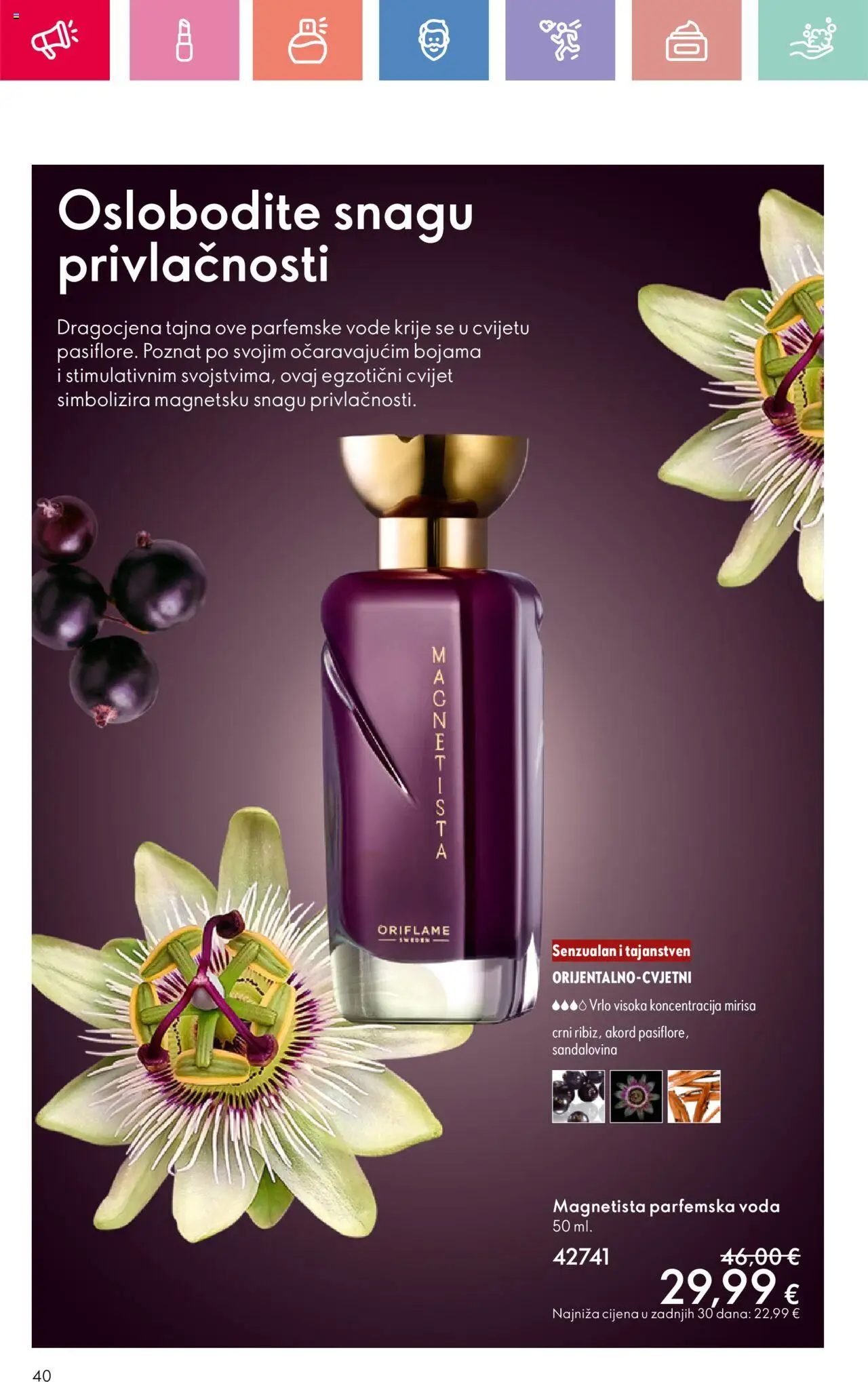 Oriflame katalog | vrijedi od 03.08.2025 | Stranica: 40 | Proizvodi: Voda