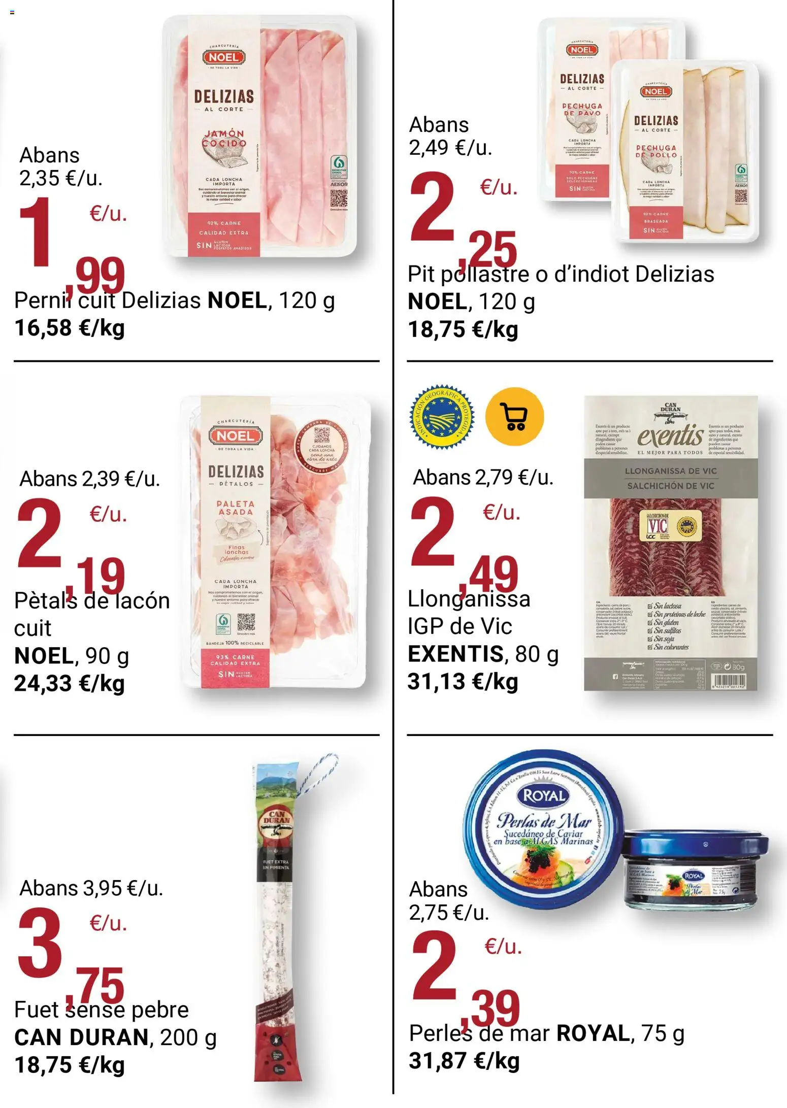 Bonpreu folleto │ válido desde el 04.11.2025 | Página: 54 | Productos: Leche, Jamón, Bandeja
