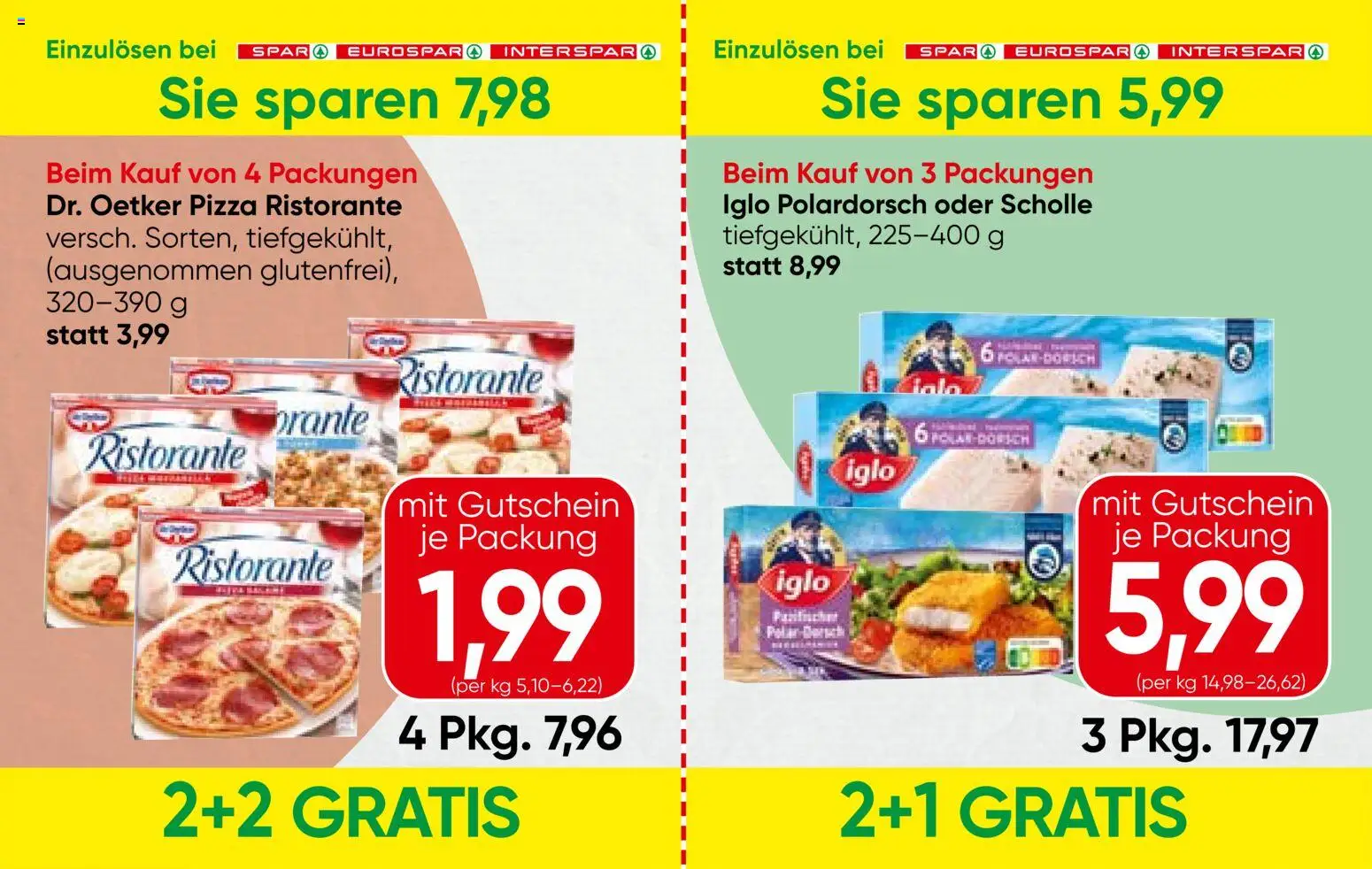 Spar Gutscheinheft - Tirol gültig ab 08.01.2026 | Seite: 5 | Produkte: Pizza