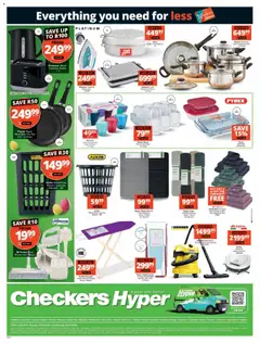 Checkers specials catalogue – valid from 23.03.2026 | Page: 4 | Products: Glasses, Iron, Lock, Basket