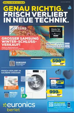 Euronics  Aktueller Prospekt Berlet ab 05.02.2026 gültig