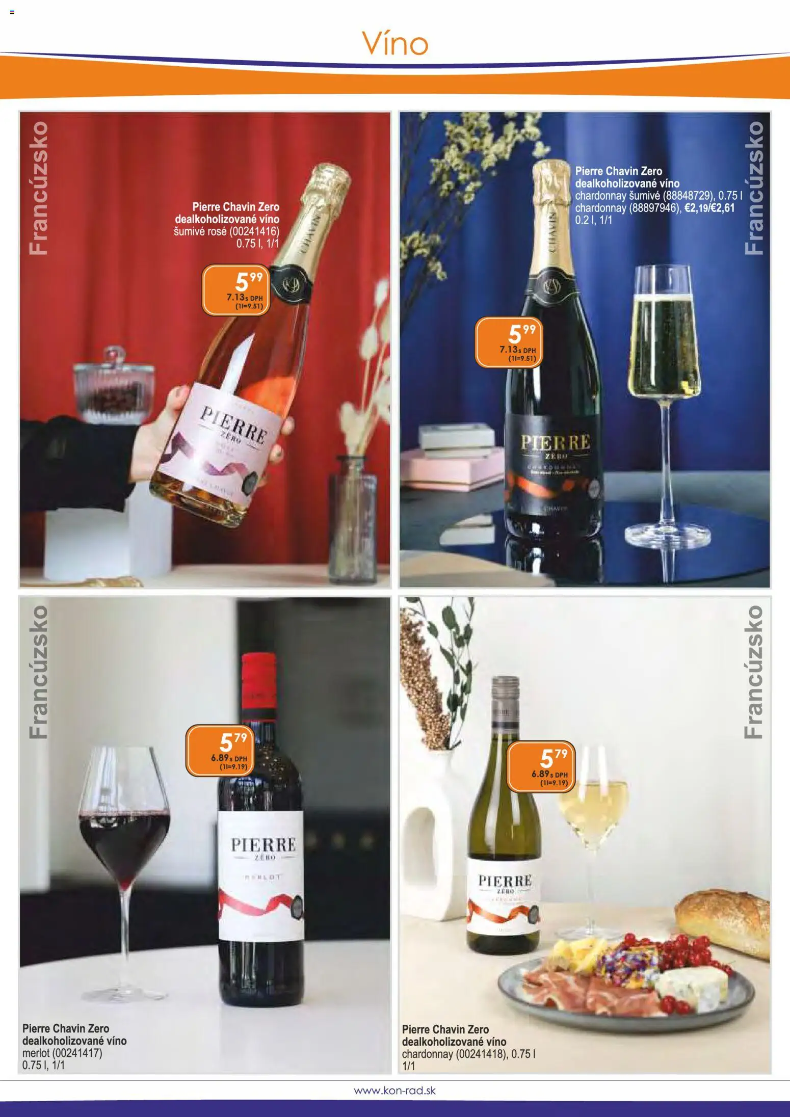 Nové KON - RAD akcie – leták je platný od 01.03.2026 | Strana: 16 | Produkty: Víno