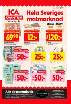 ICA Kvantum - Södra Sandby - Förhandsvisning av reklamblad från butik ICA Kvantum aktuell från 08.09.2025
