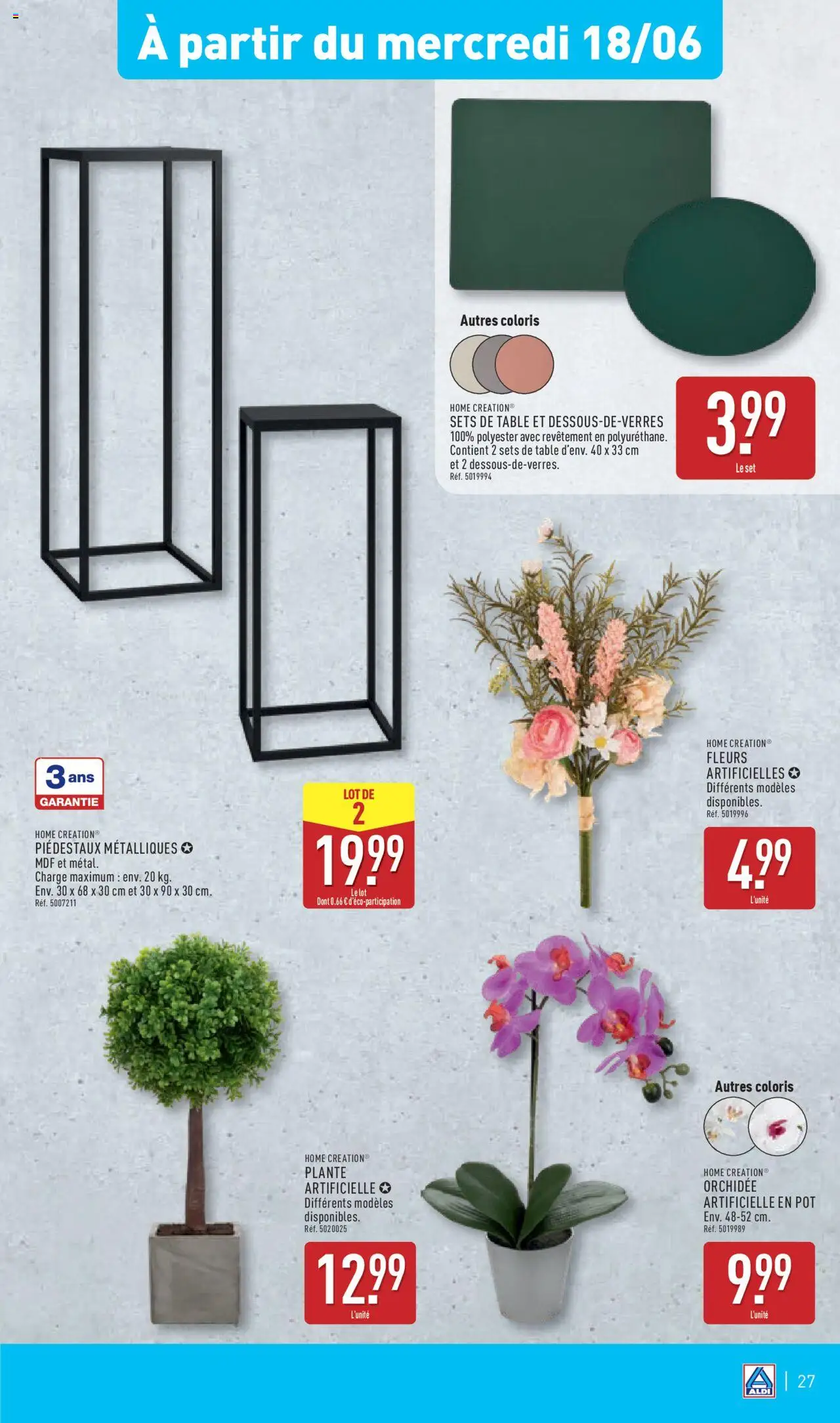  | Page: 30 | Produits: Plante artificielle, Table, Orchidée, Home Creation
