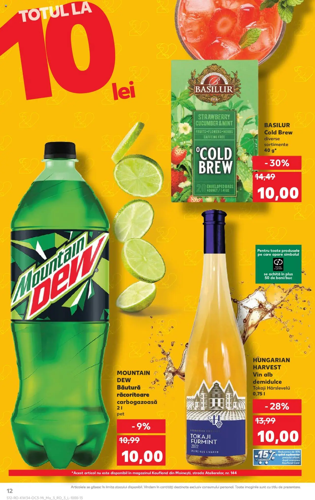 Kaufland RO akciós ujság - amely érvényes a következő dátumtól: 20.08.2025 | Oldal: 12
