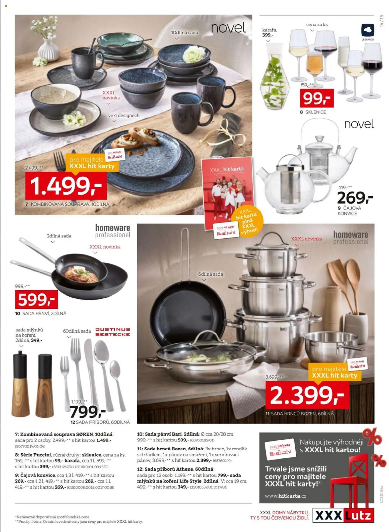 XXXLutz Black Friday od 10.11.2025 | Strana: 15 | Produkty: Sada hrnců, Konvice, Karty, Rendlík