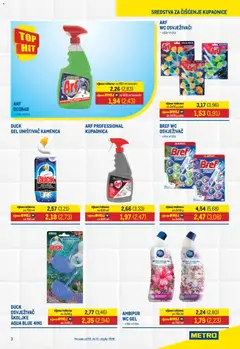 Metro - Sve za čišćenje - Pregled kataloga iz trgovine Metro, vrijedi od 02.03.2026 | Stranica: 3