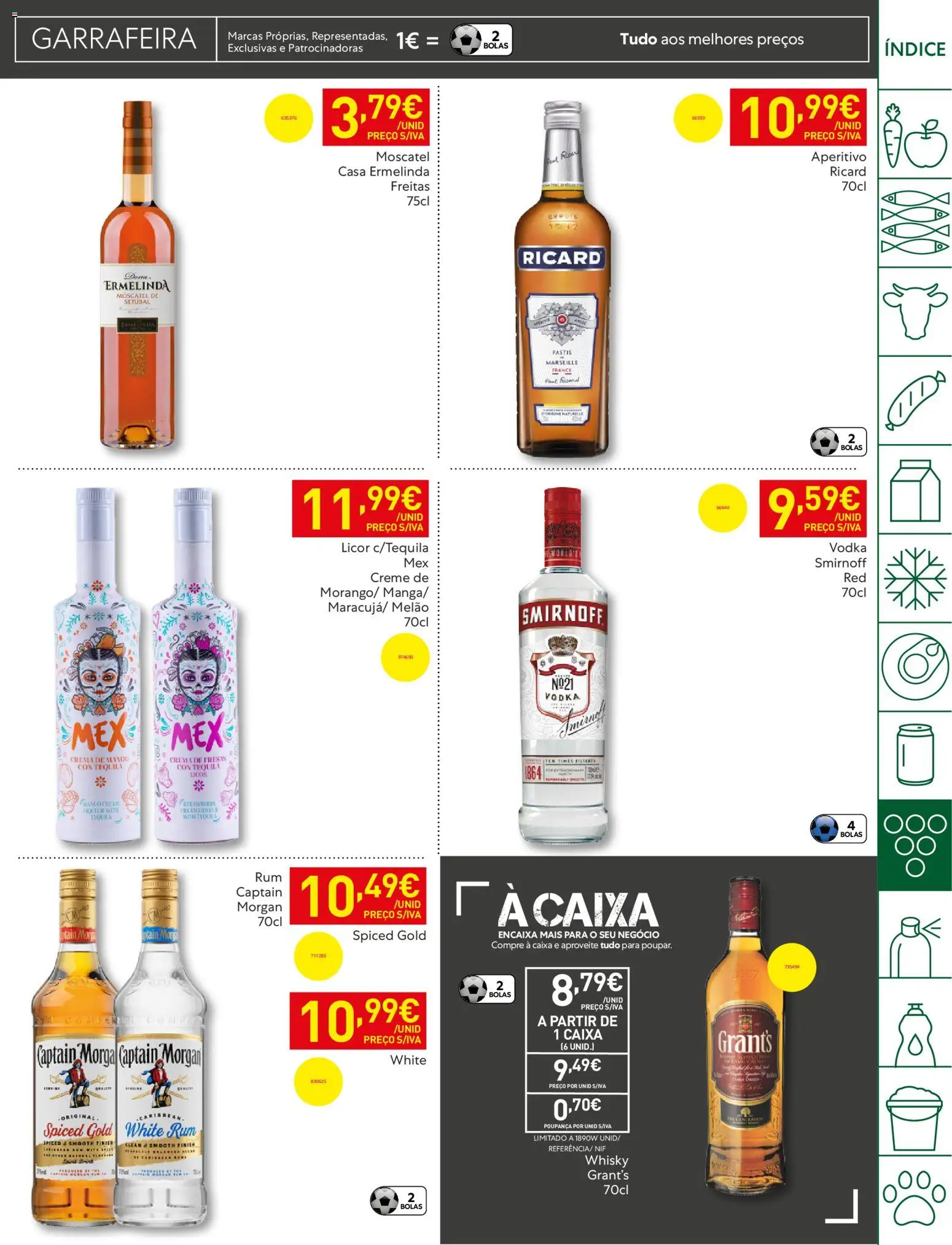 Recheio - Bons Negócios Madeira │ válido de 21.04.2026 | Página: 43 | Produtos: Whisky, Rum, Tequila, Vodka